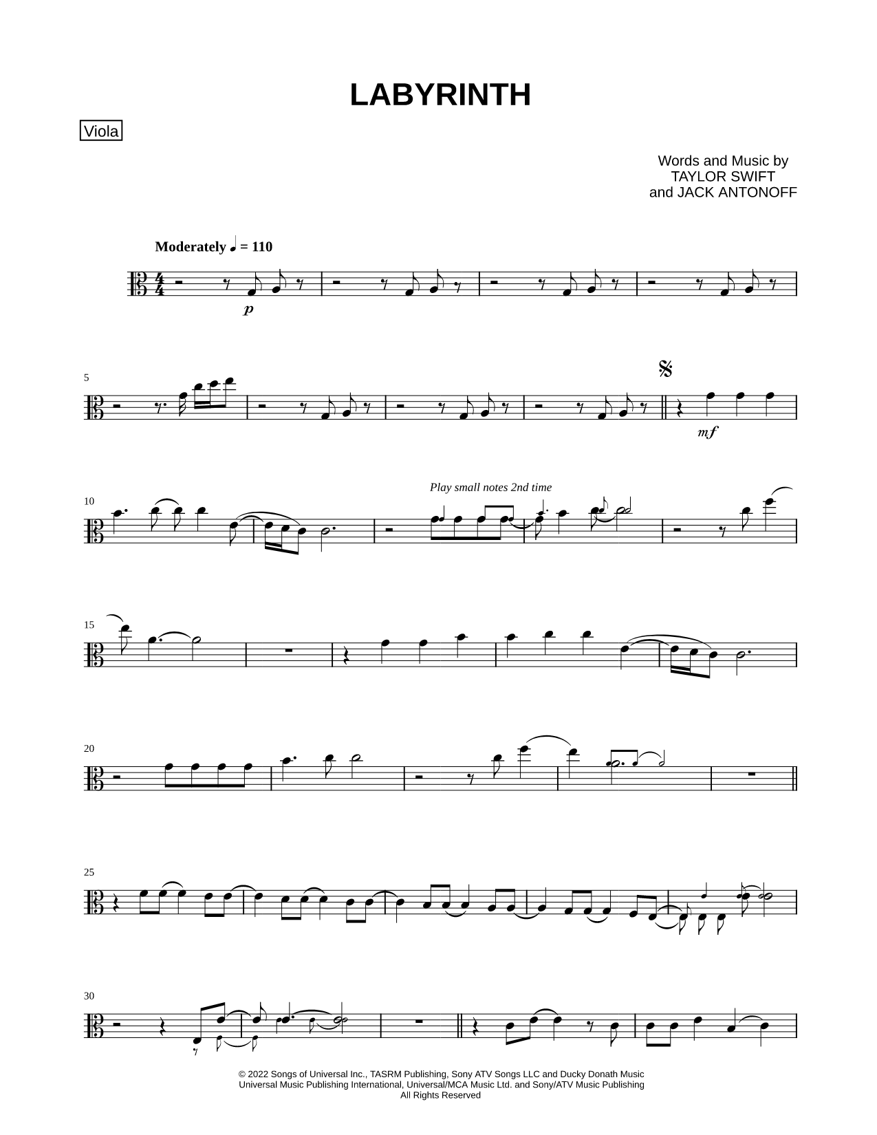 Labyrinth - Viola