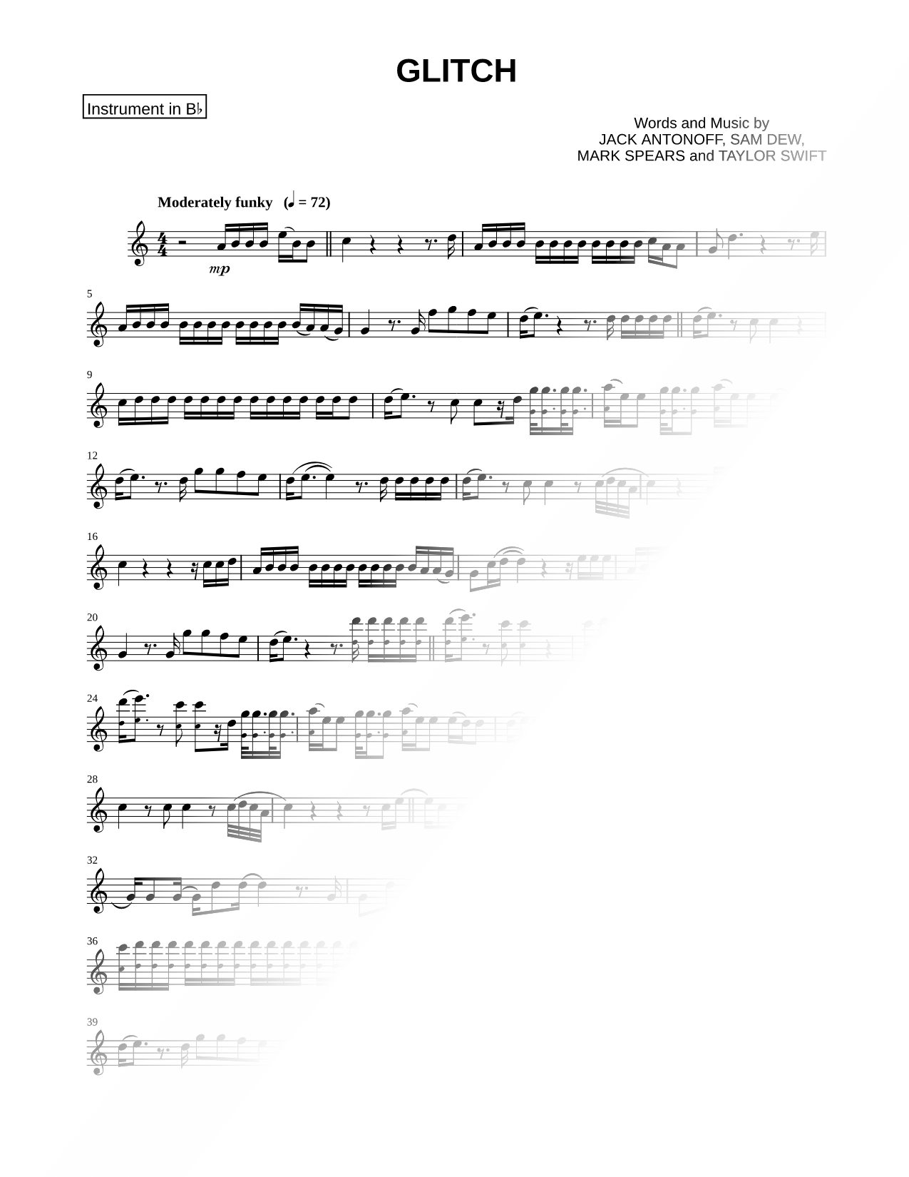 Glitch - Bb Instrument