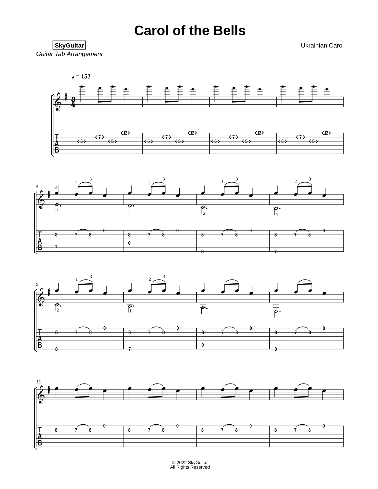 Carol of the Bells