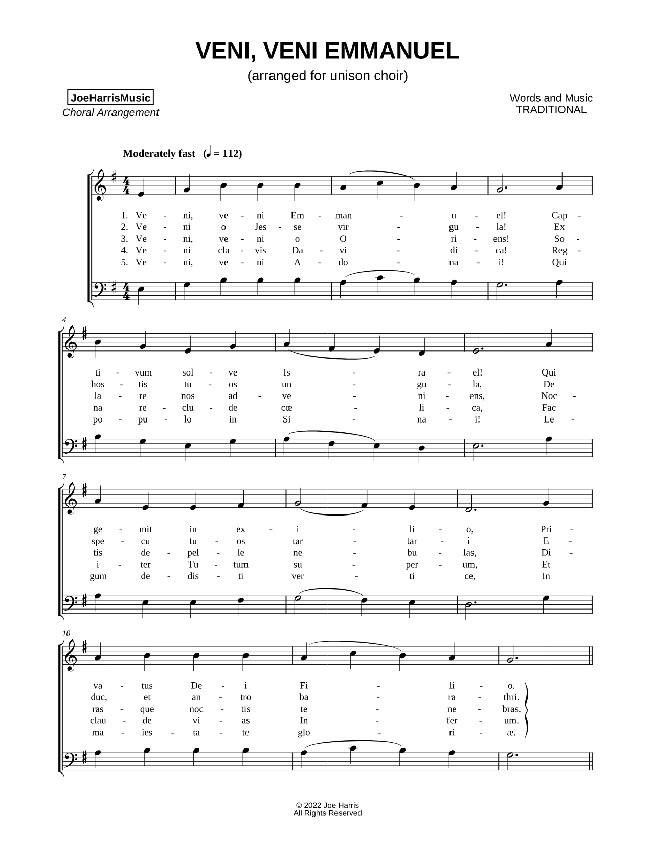 Veni, Veni Emmanuel