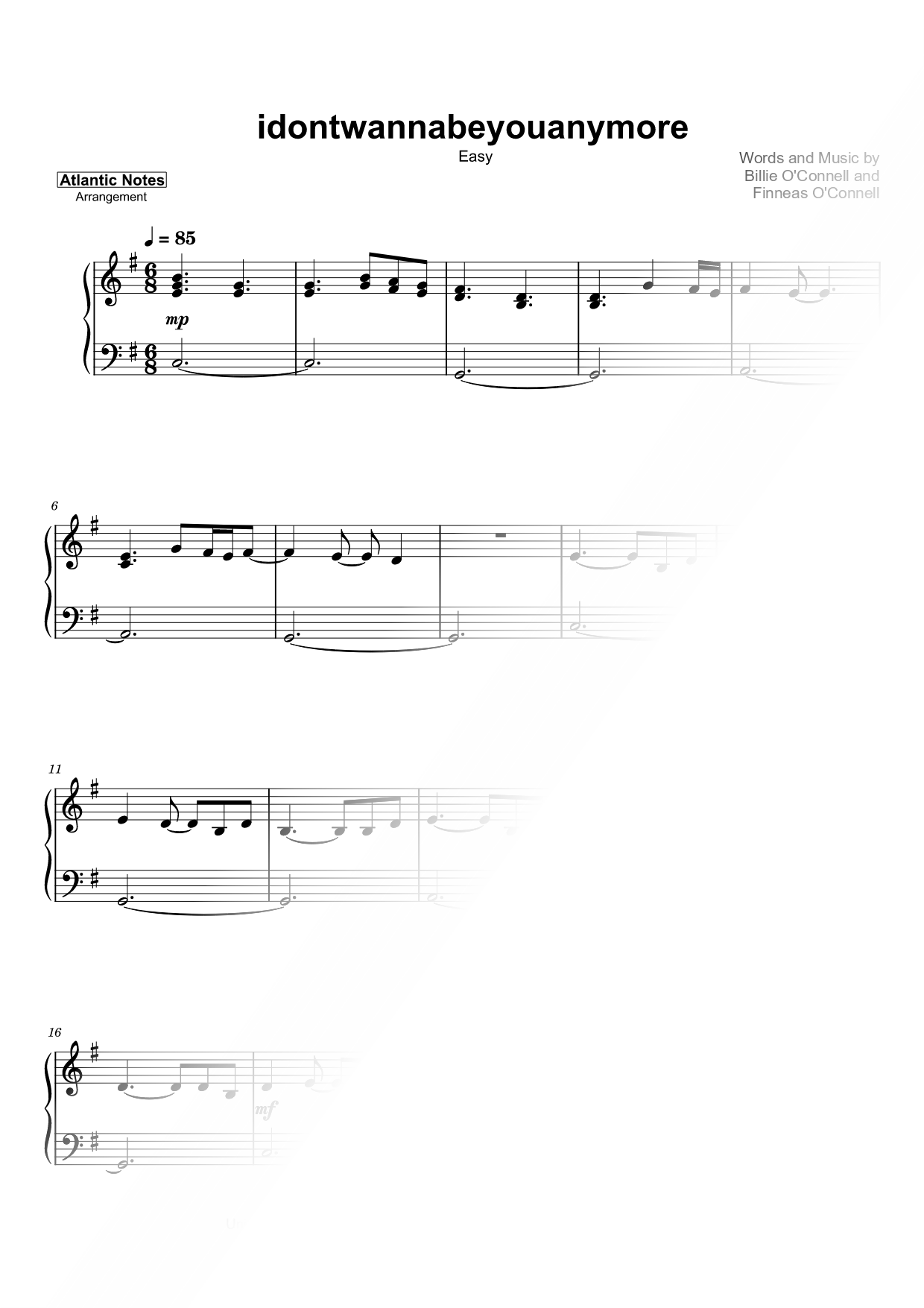 idontwannabeyouanymore [easy]