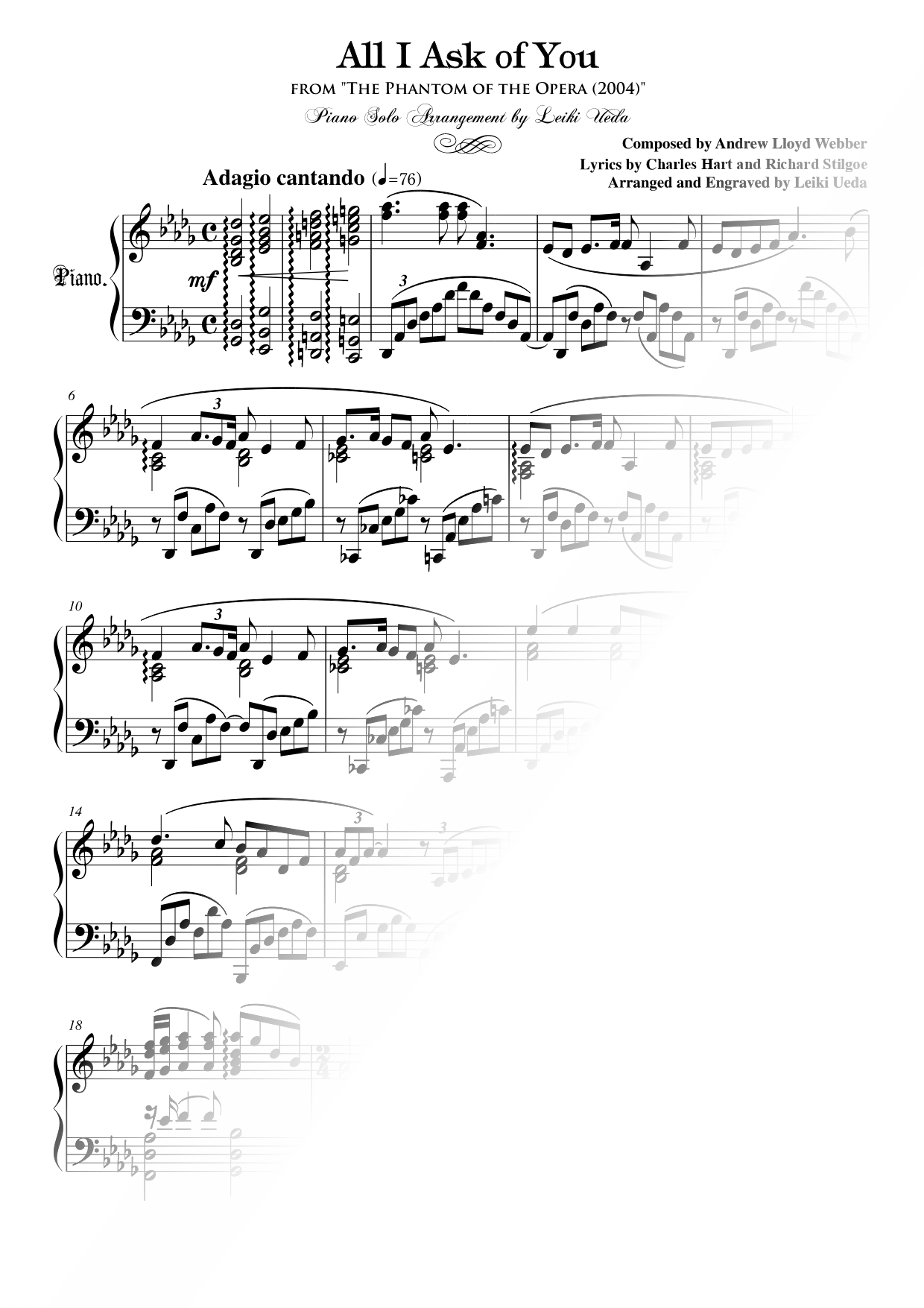 All I Ask of You (from The Phantom of the Opera 2004)
