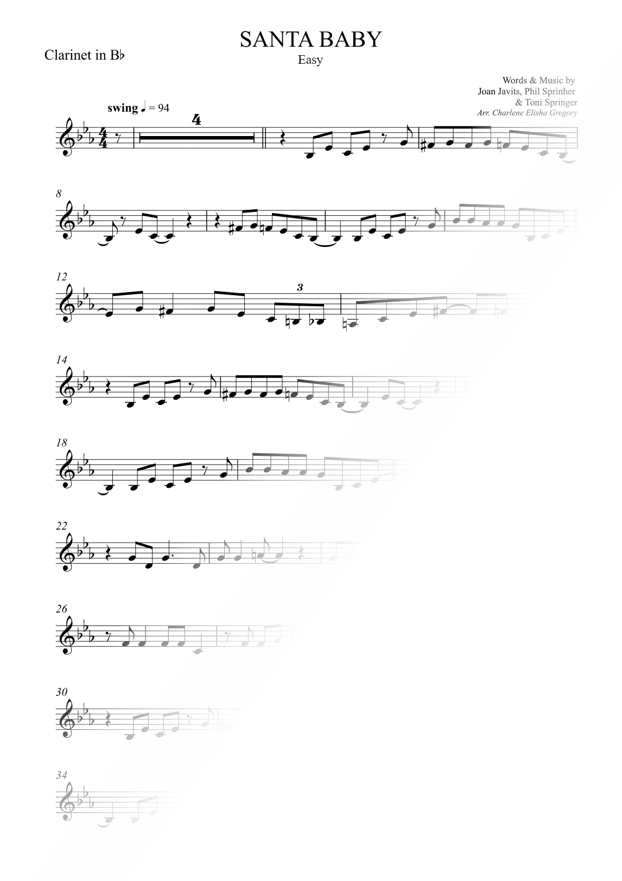 Santa Baby [easy]