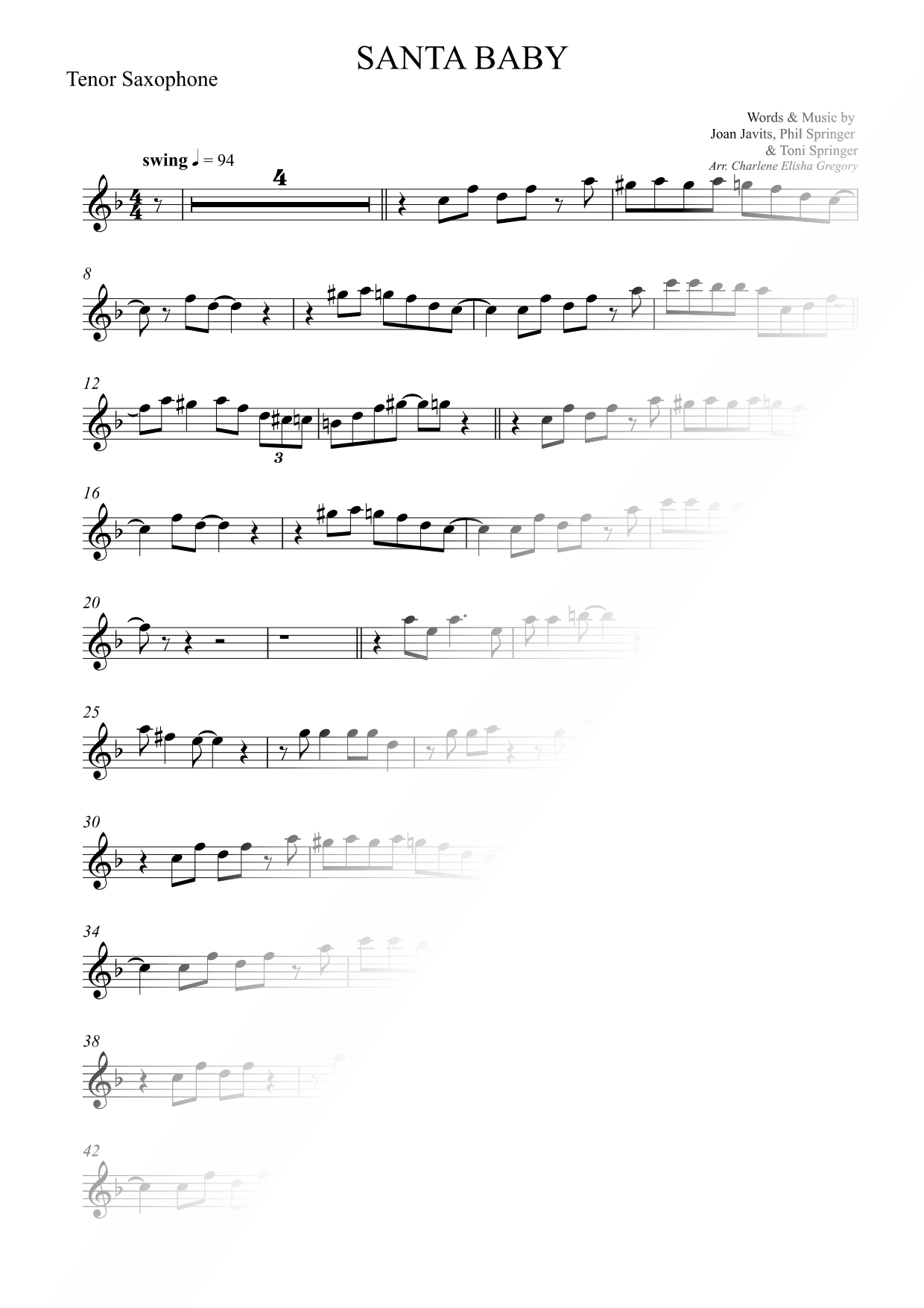 Santa Baby [easy]