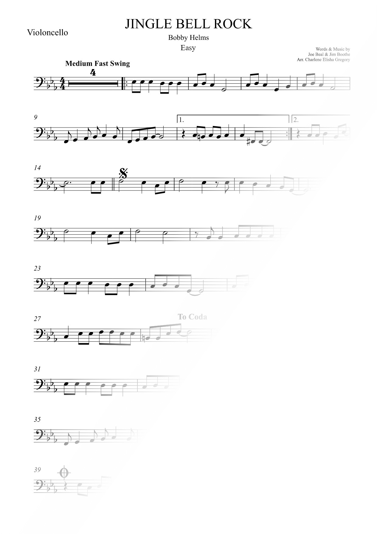 Jingle Bell Rock [easy]