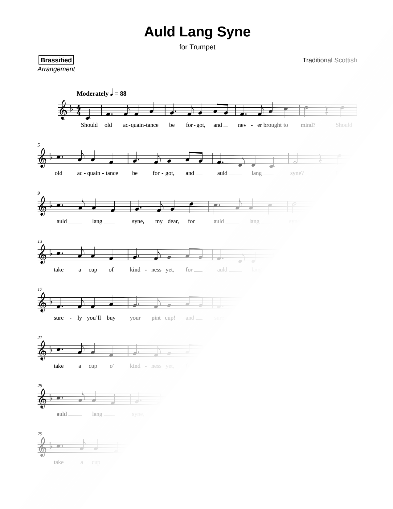 Auld Lang Syne