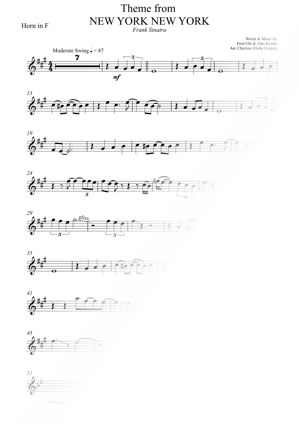 Theme from New York, New York