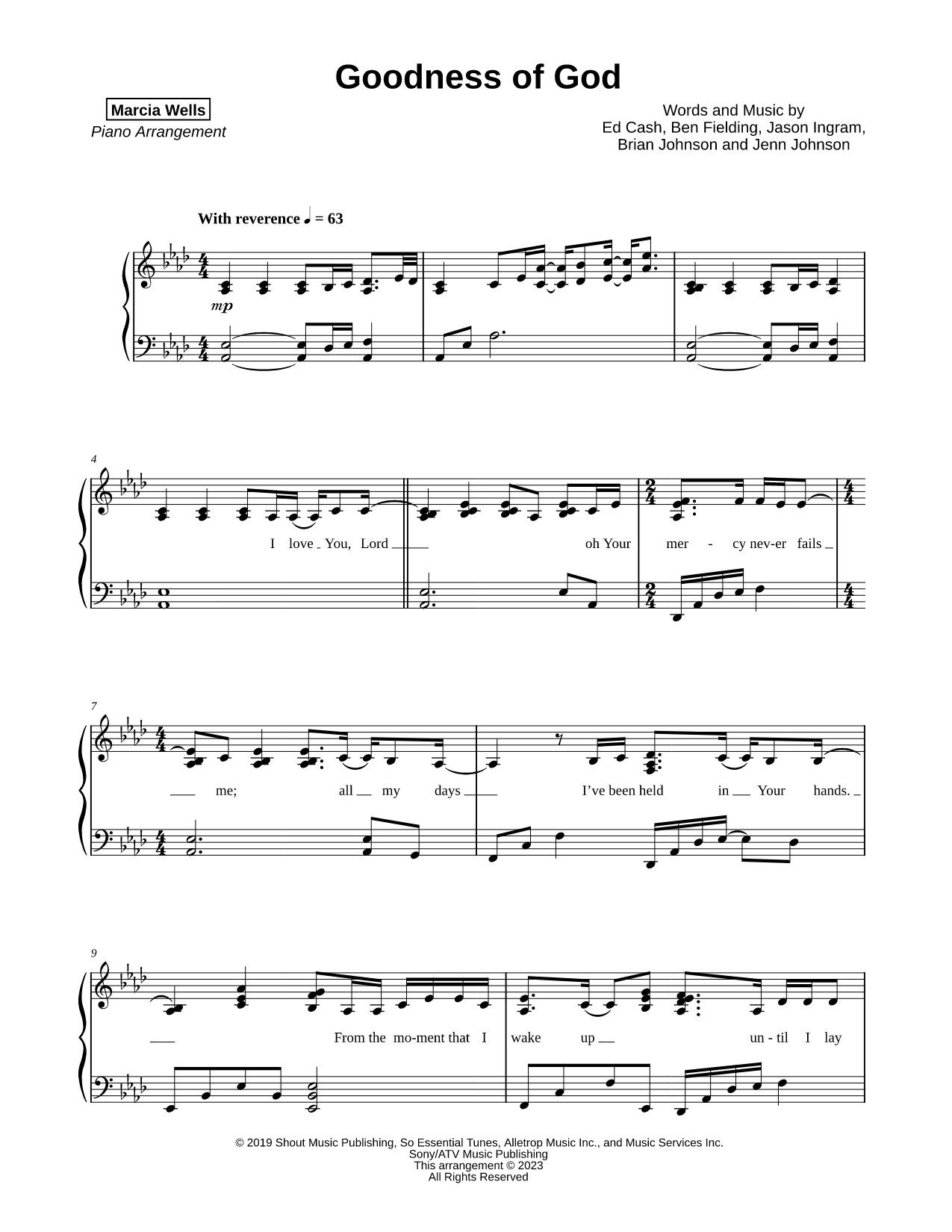 Goodness of God (Bethel Music)