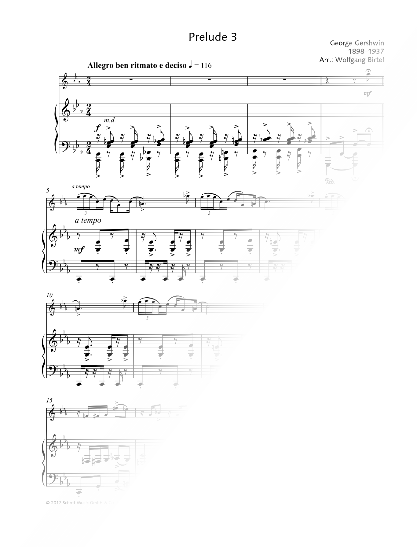 Prelude III - Oboe & Piano