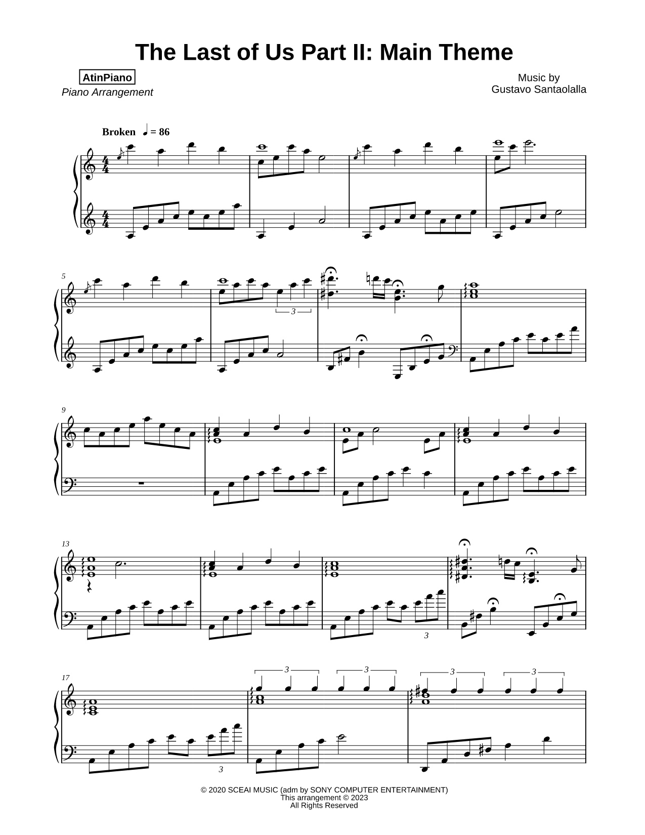Main Theme from The Last of Us Part II