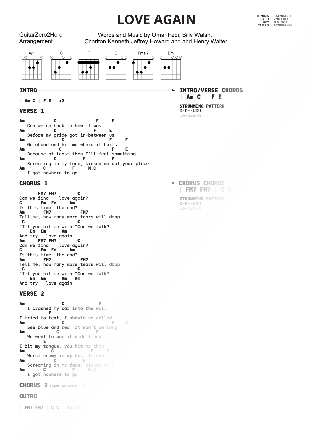 Love Again [capo]