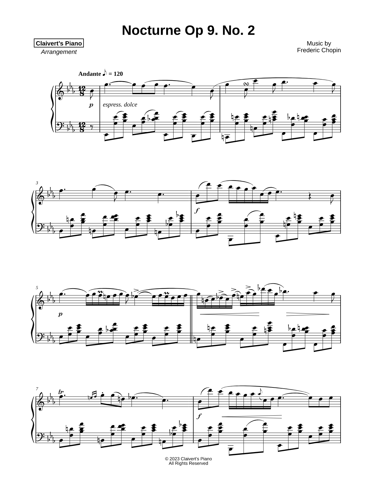 Nocturne Op 9. No. 2