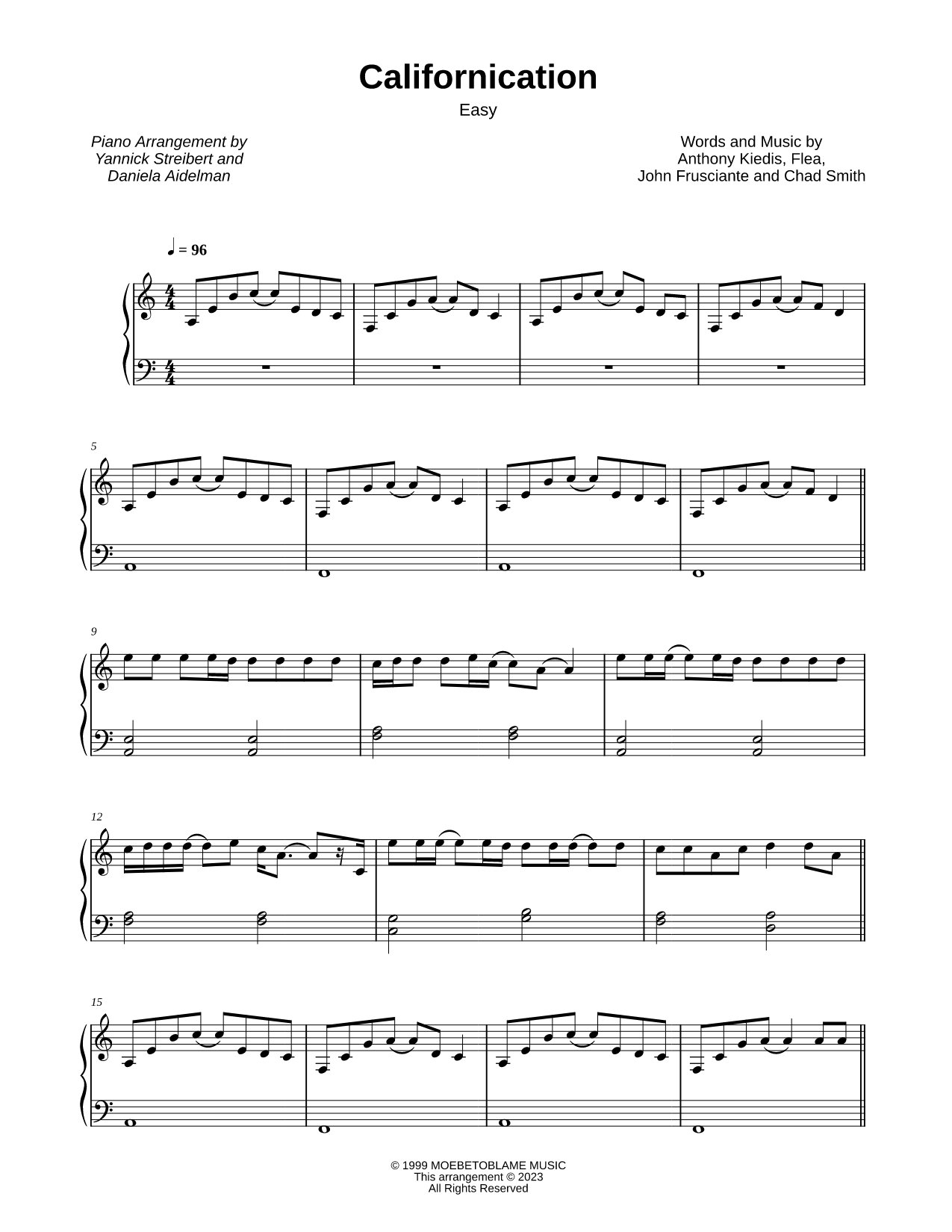 Californication [easy]