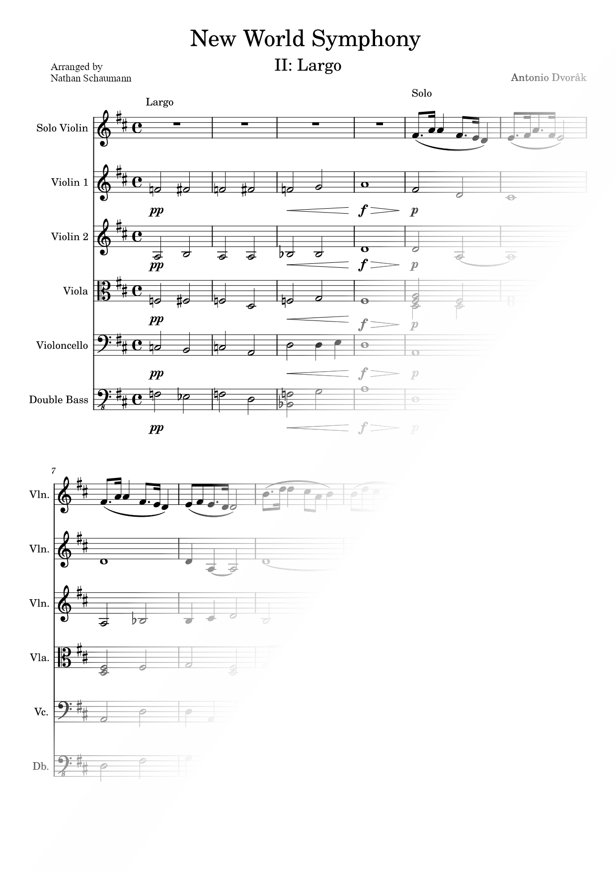 Largo from New World Symphony