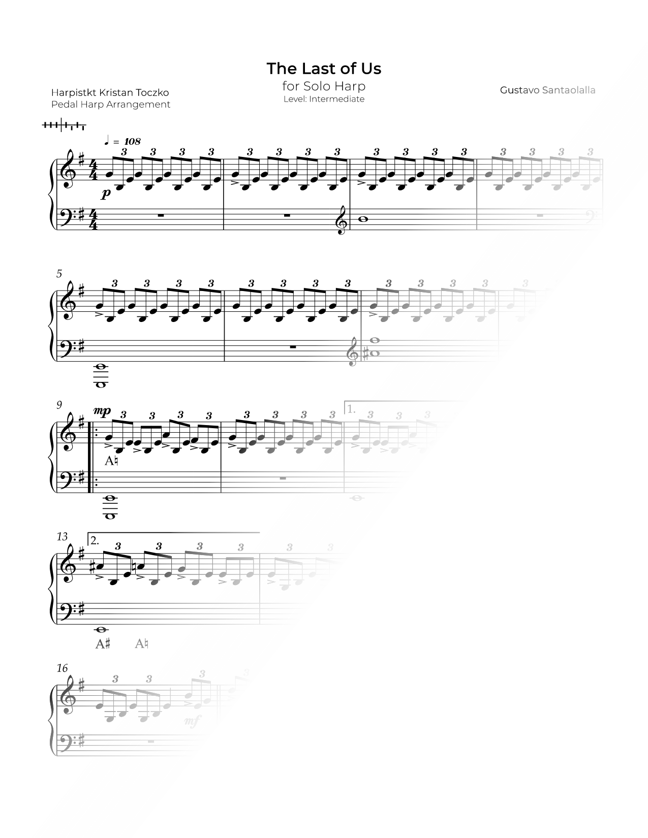 The Last of Us (Main Theme) [intermediate]