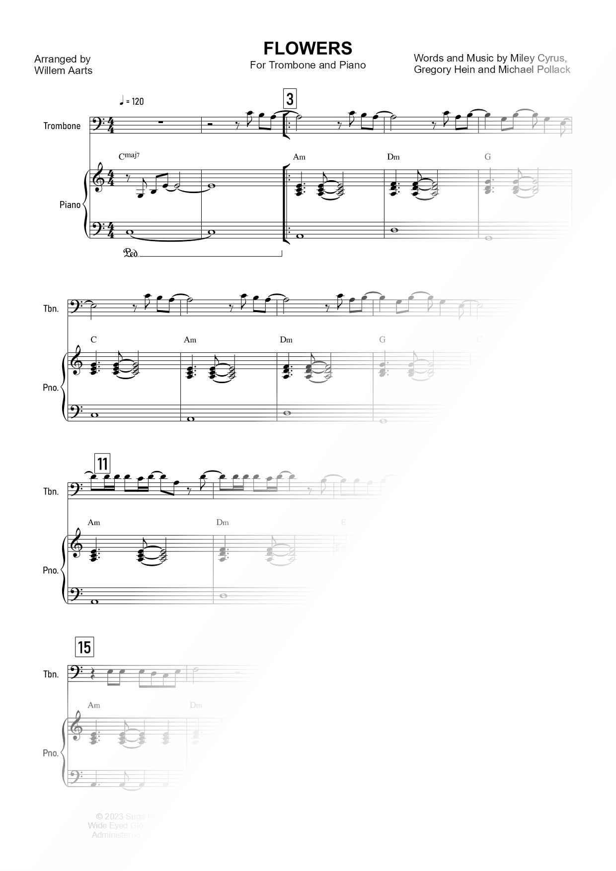 Flowers - Trombone & Piano