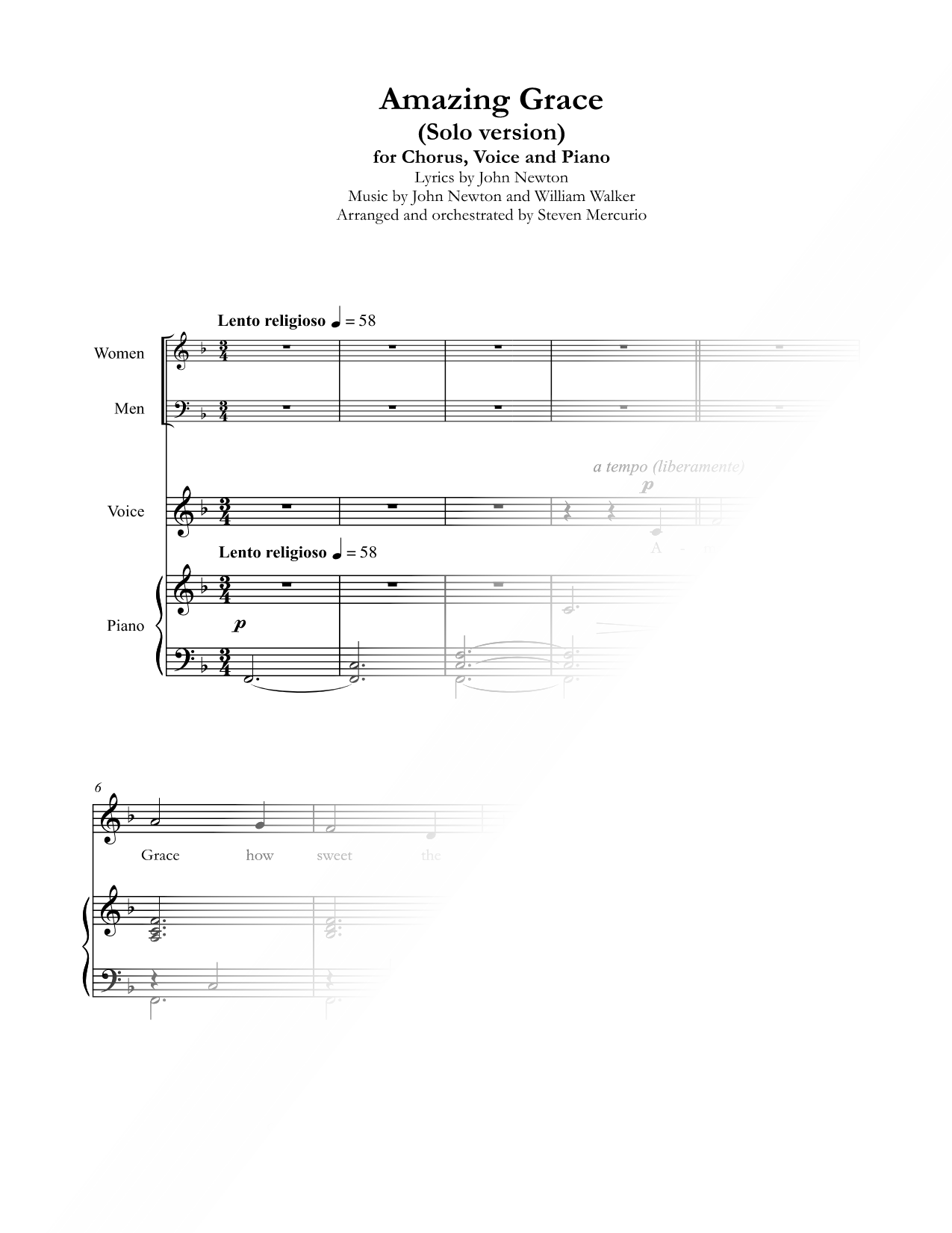 Amazing Grace [solo version]