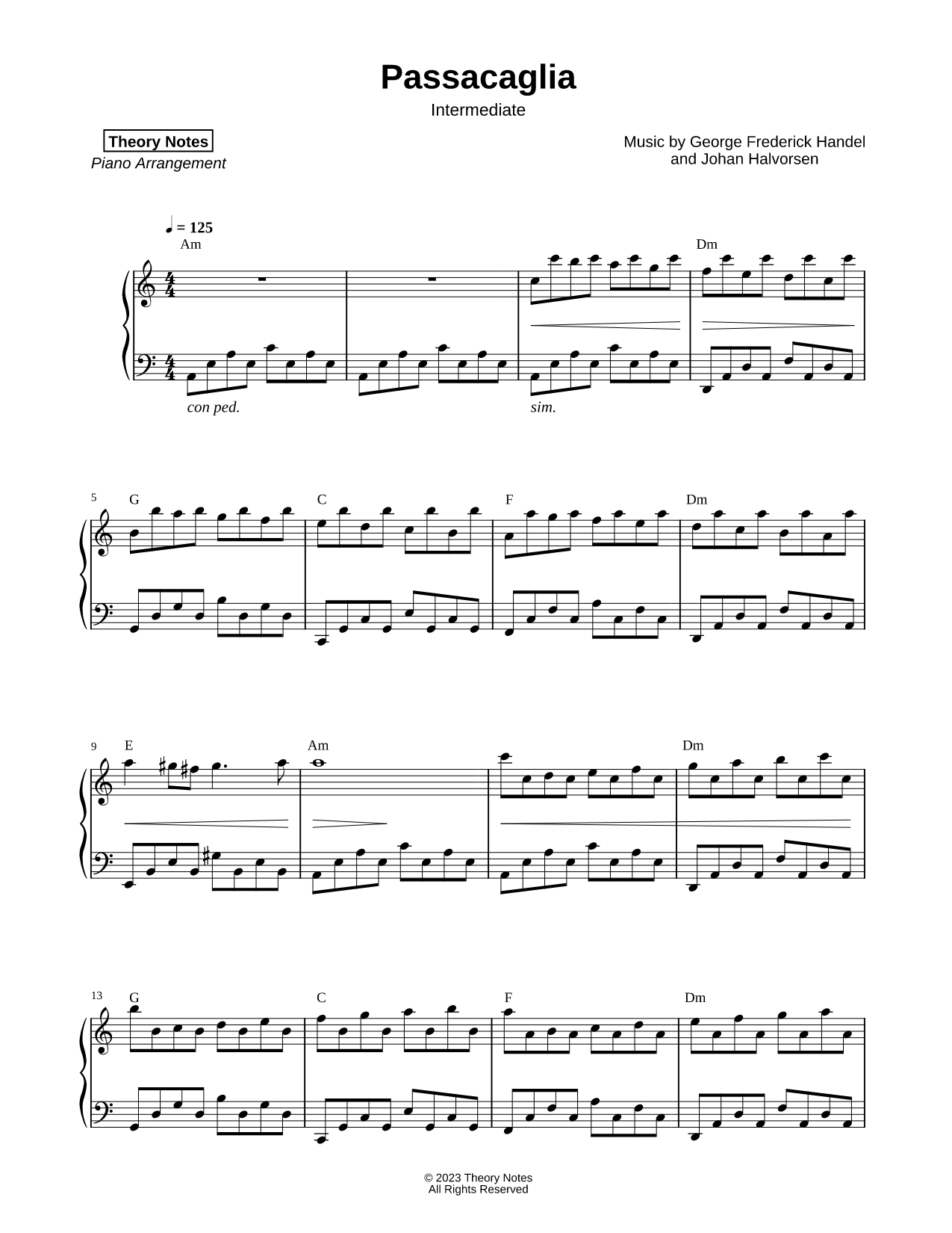 Passacaglia [intermediate]
