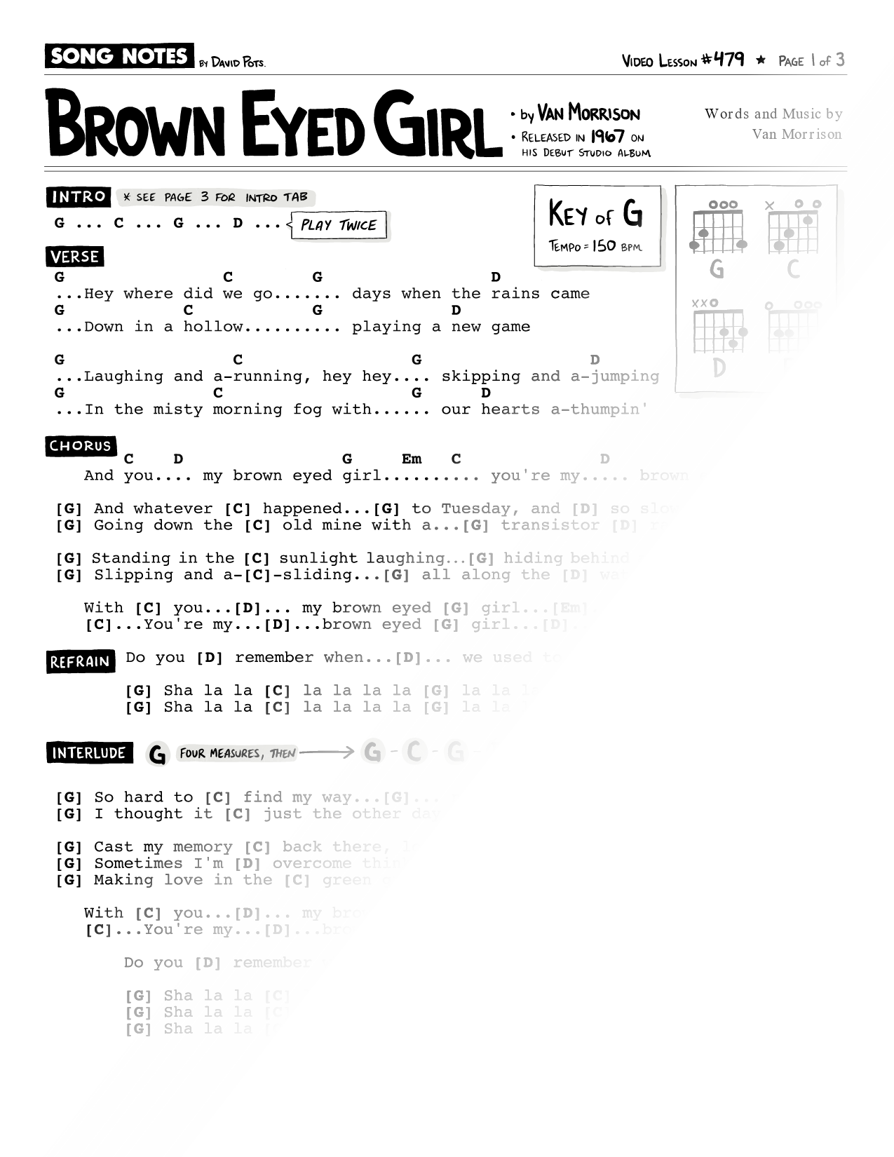 Brown Eyed Girl