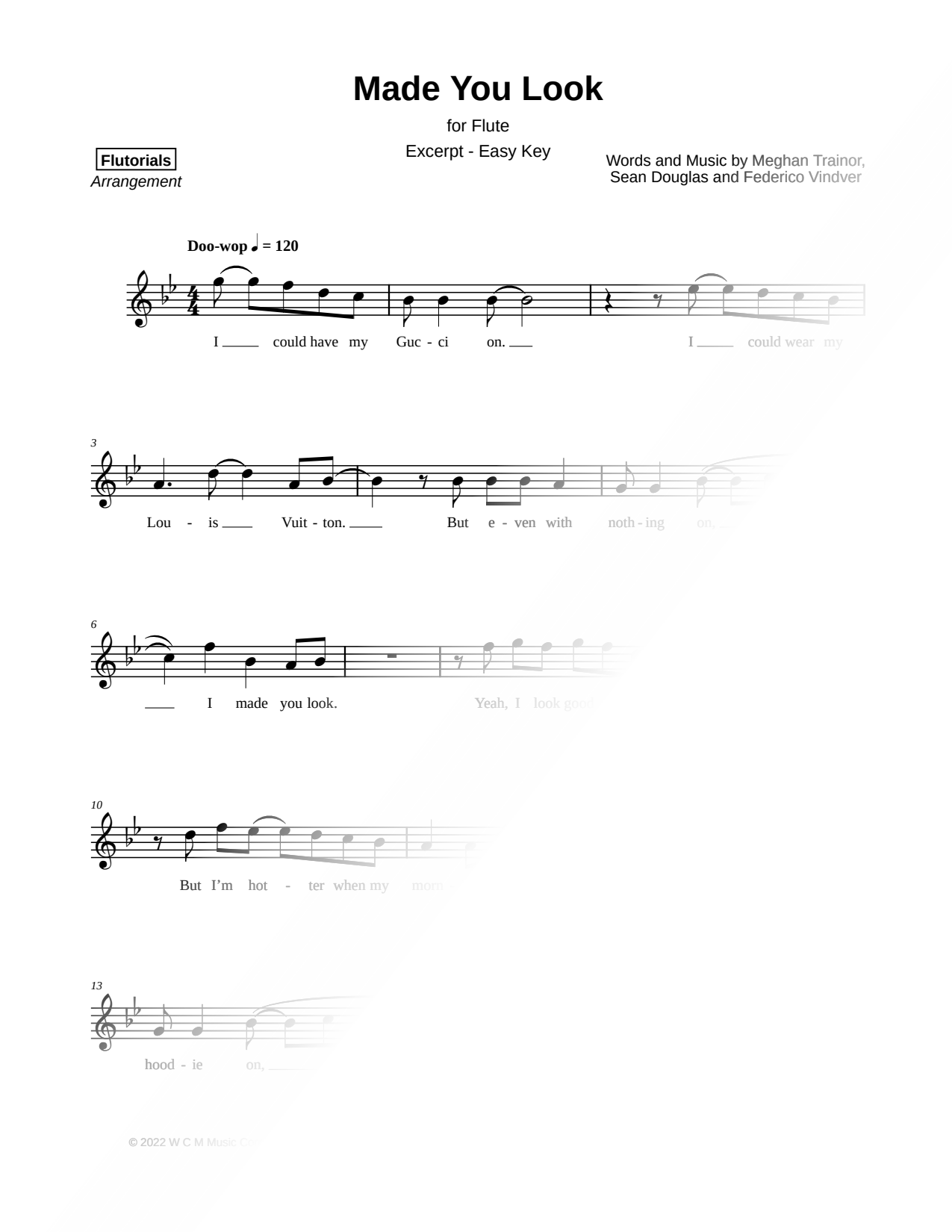 Made You Look [excerpt - easy]