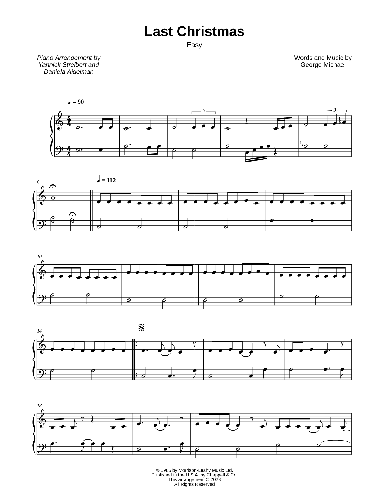 Last Christmas [easy]