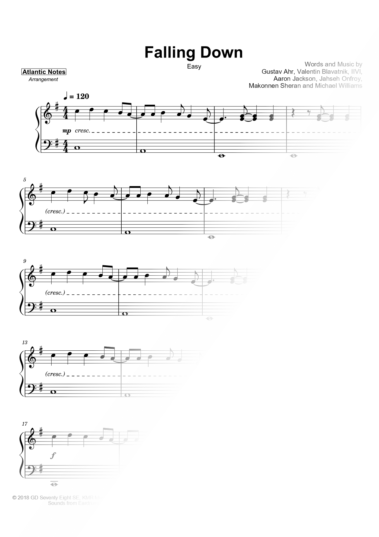 Falling Down [easy]