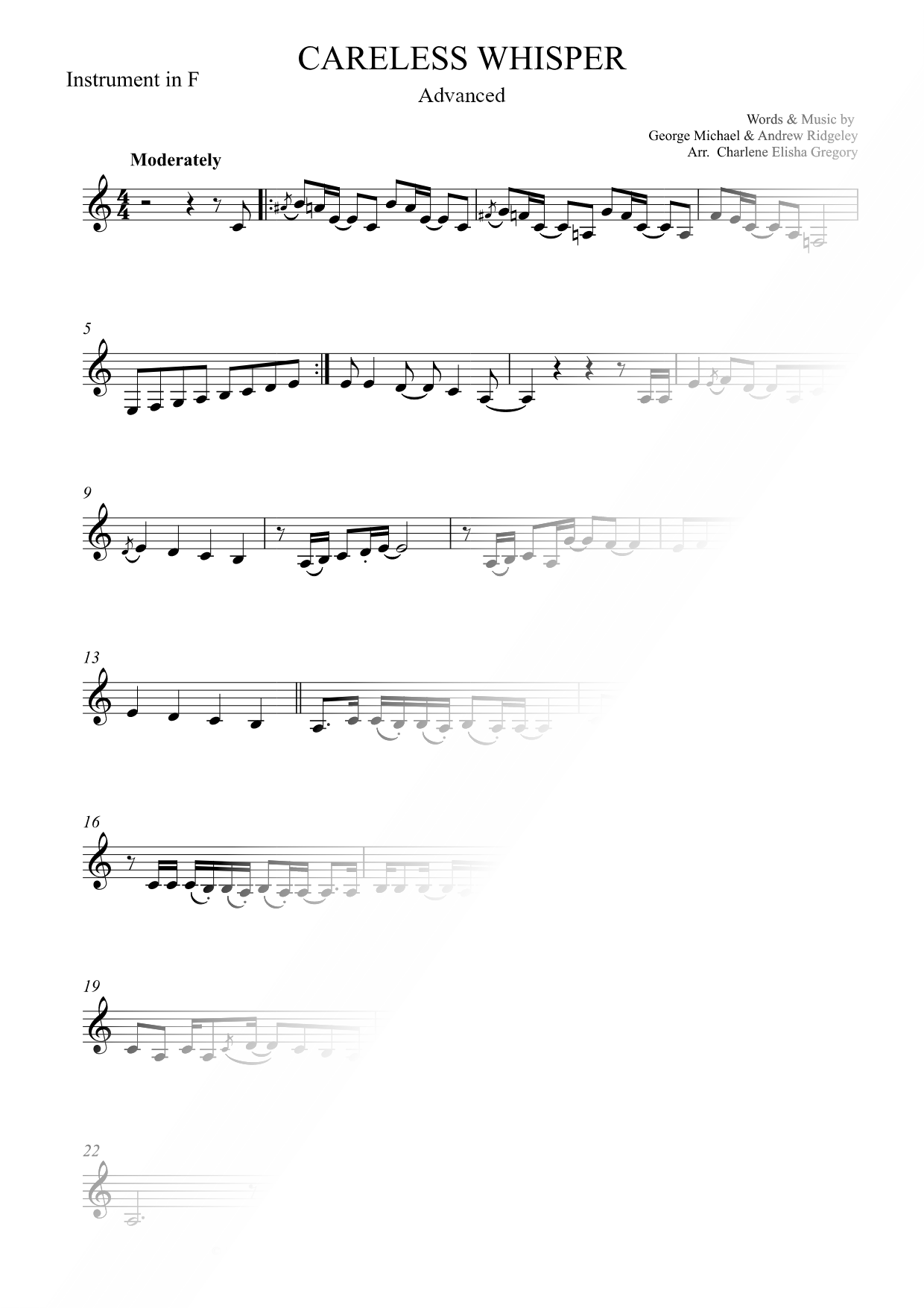 Careless Whisper [advanced]