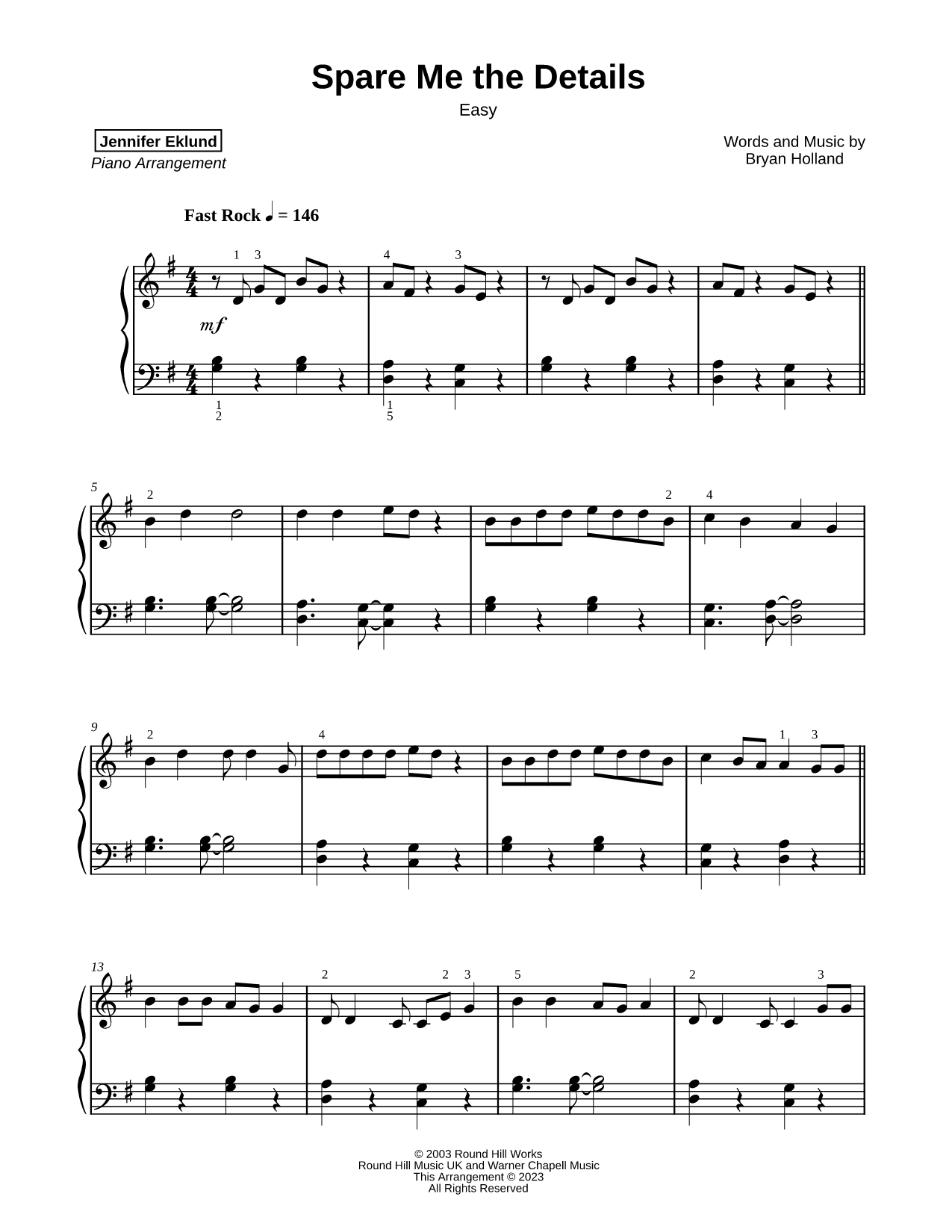 Spare Me the Details [easy]