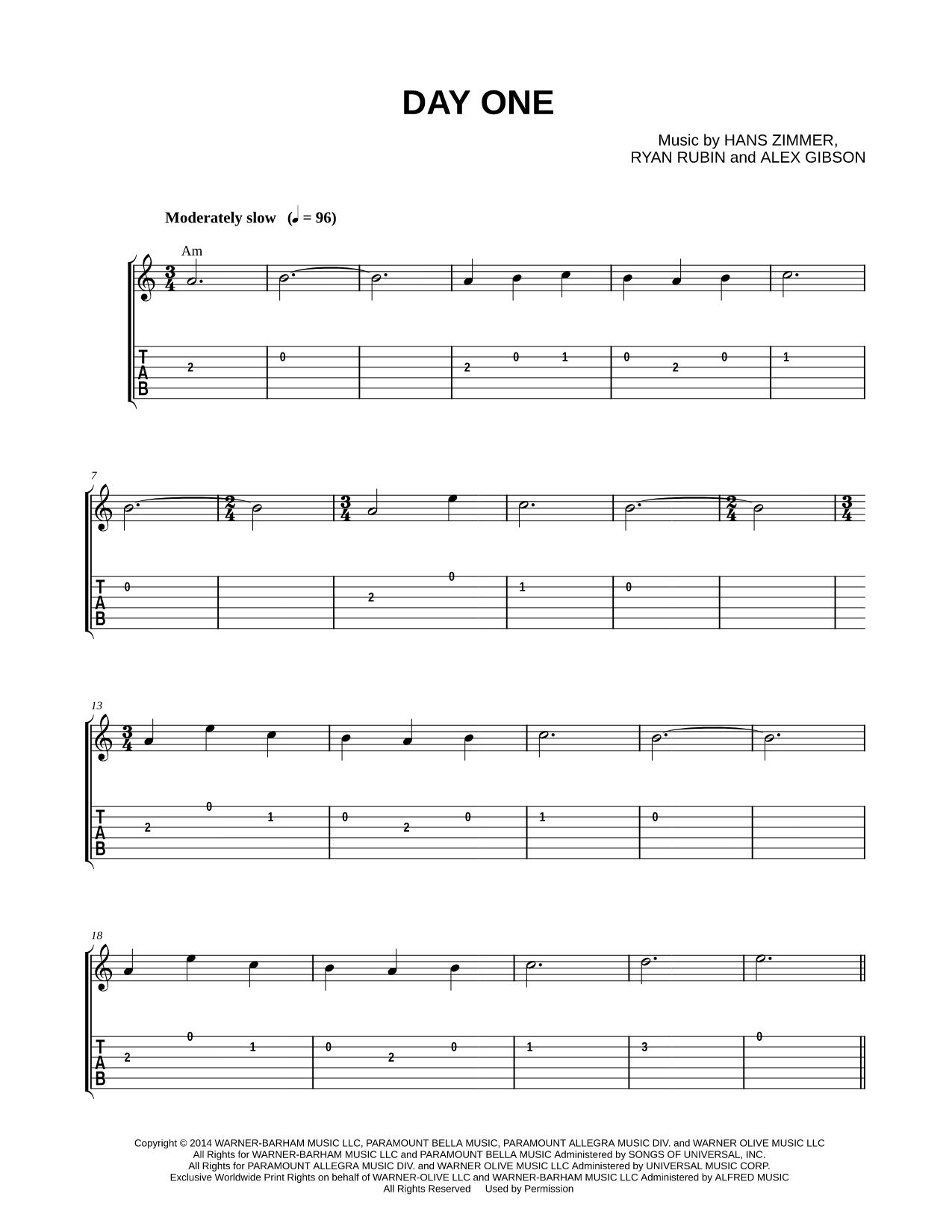 Day One (Interstellar Theme)