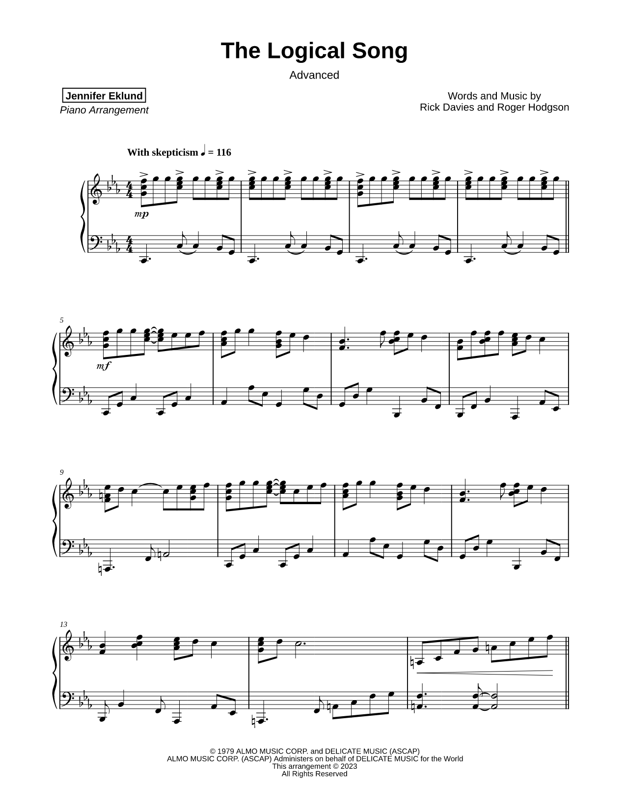 The Logical Song [advanced]