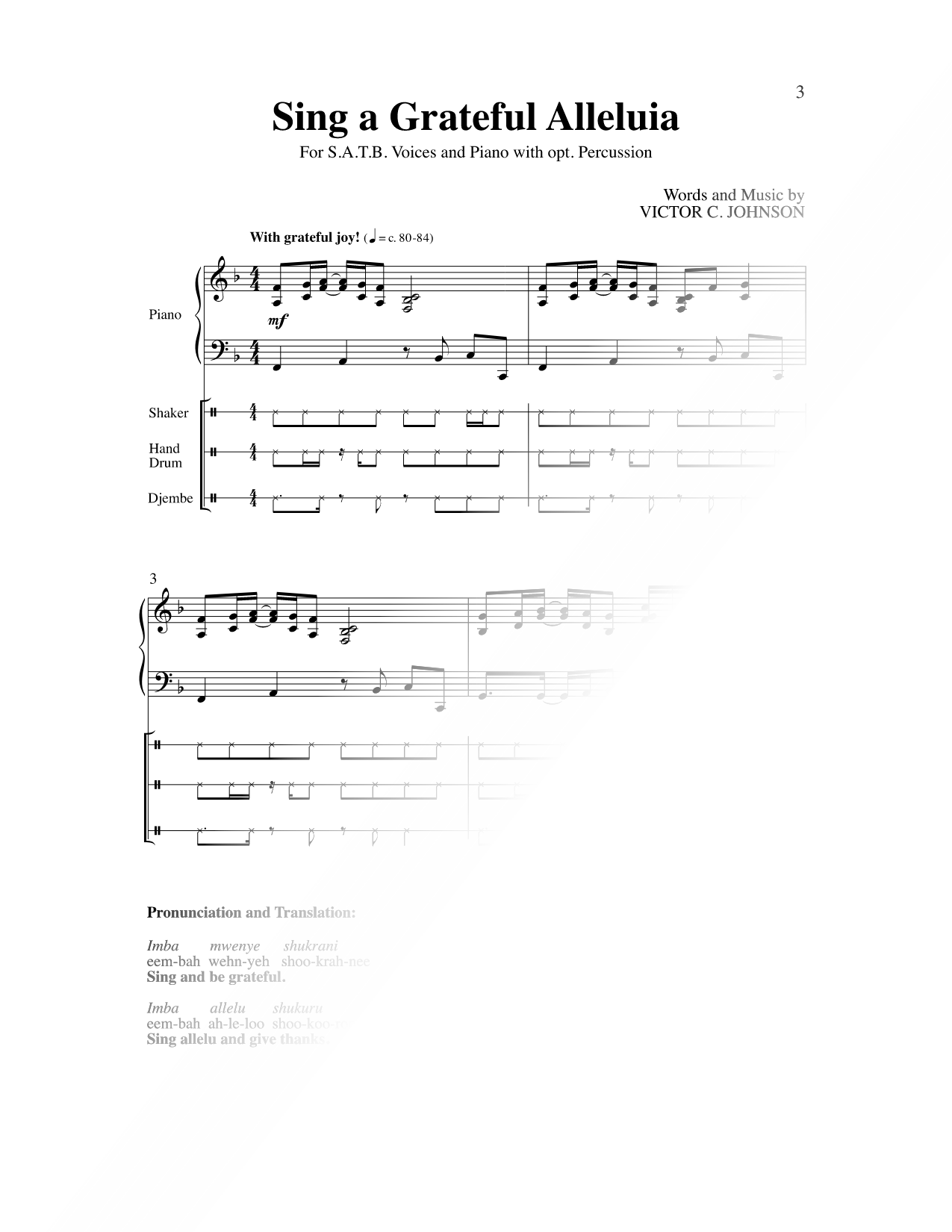 Sing a Grateful Alleluia