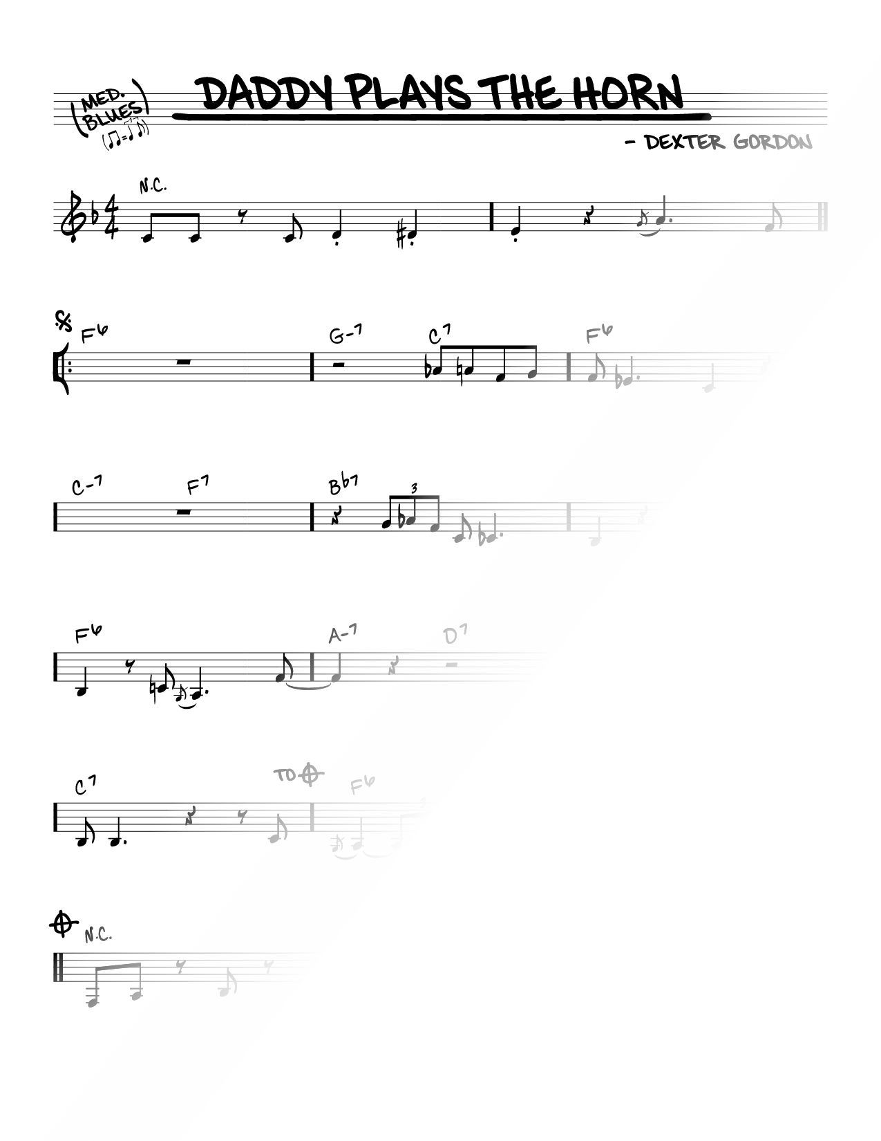 Daddy Plays the Horn