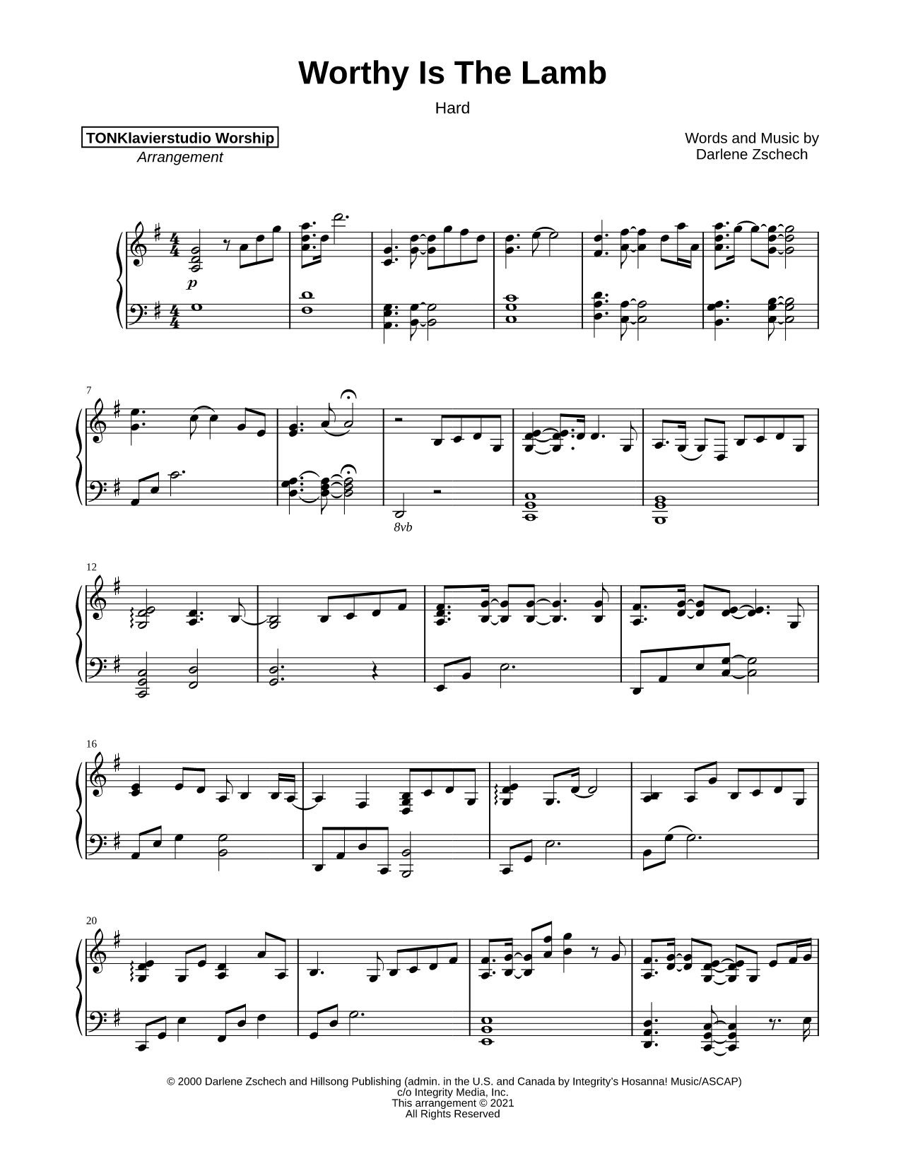 Worthy Is the Lamb [hard]