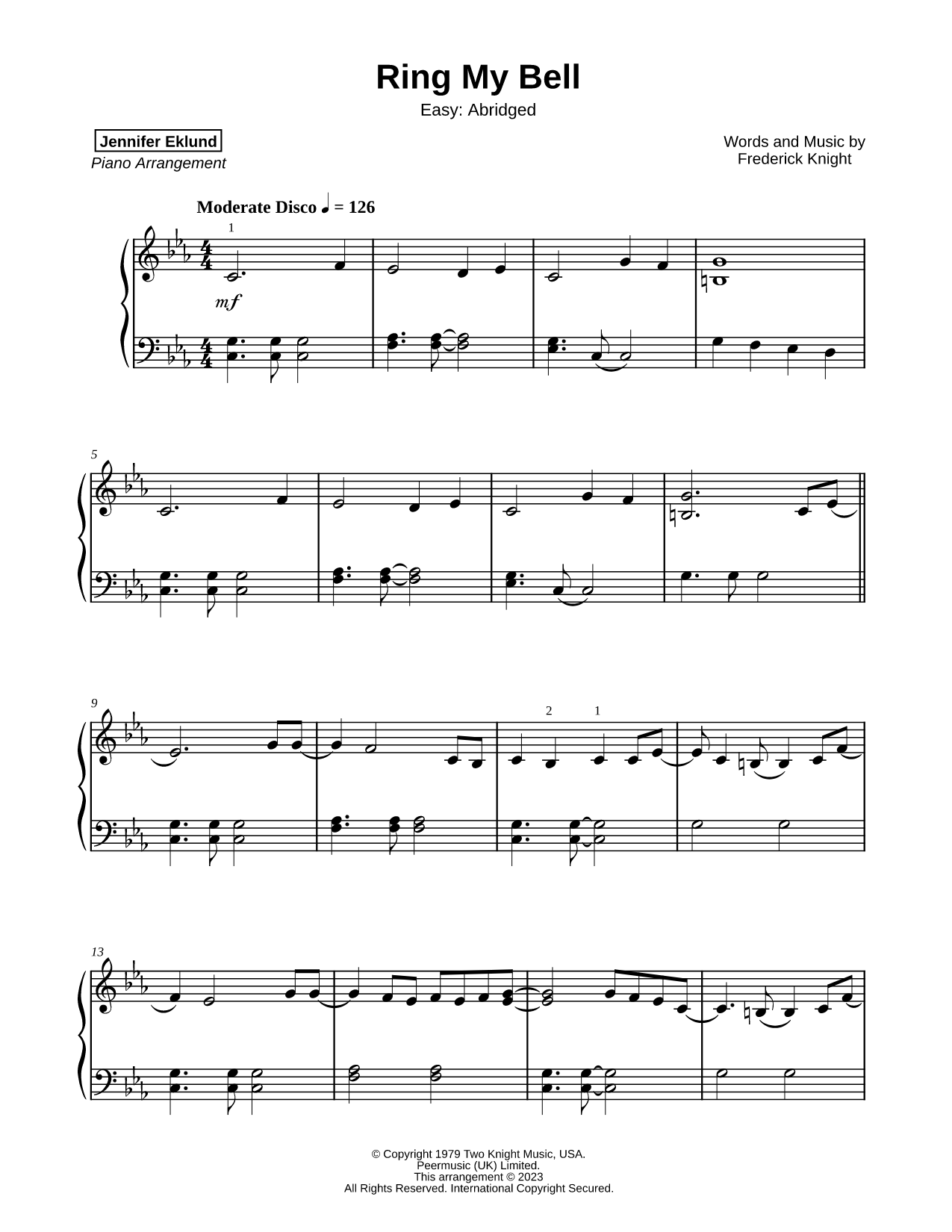 Ring My Bell [easy - abridged]