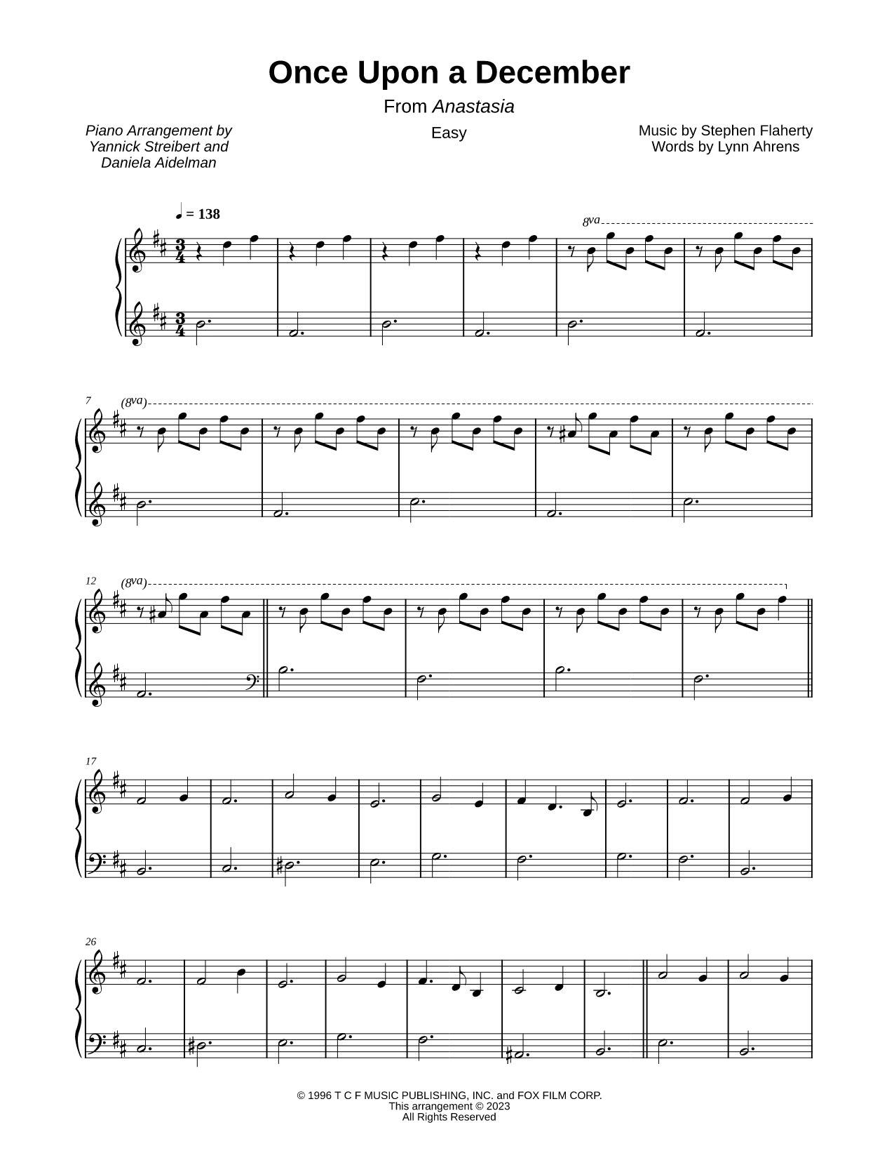 Once Upon a December [easy]