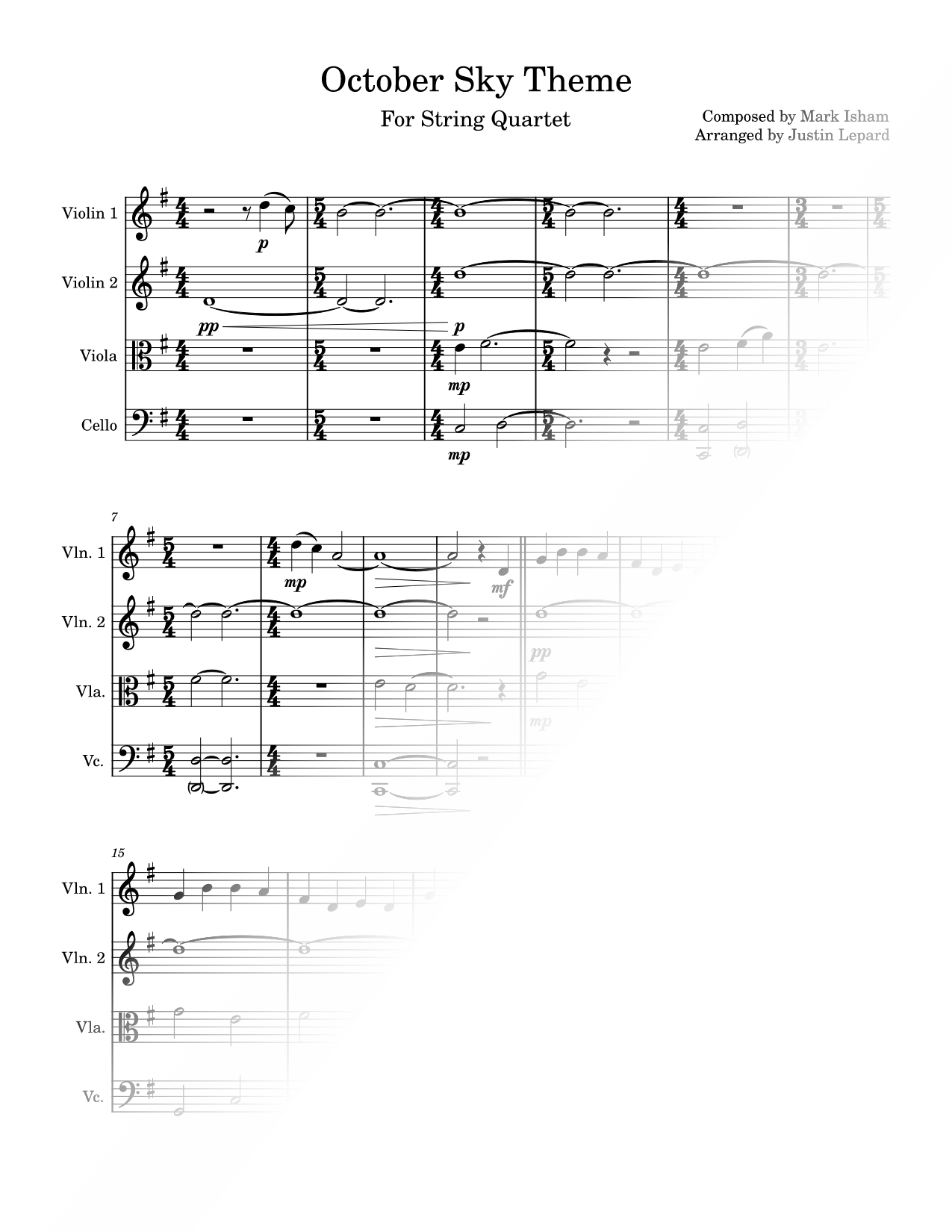 Theme from October Sky