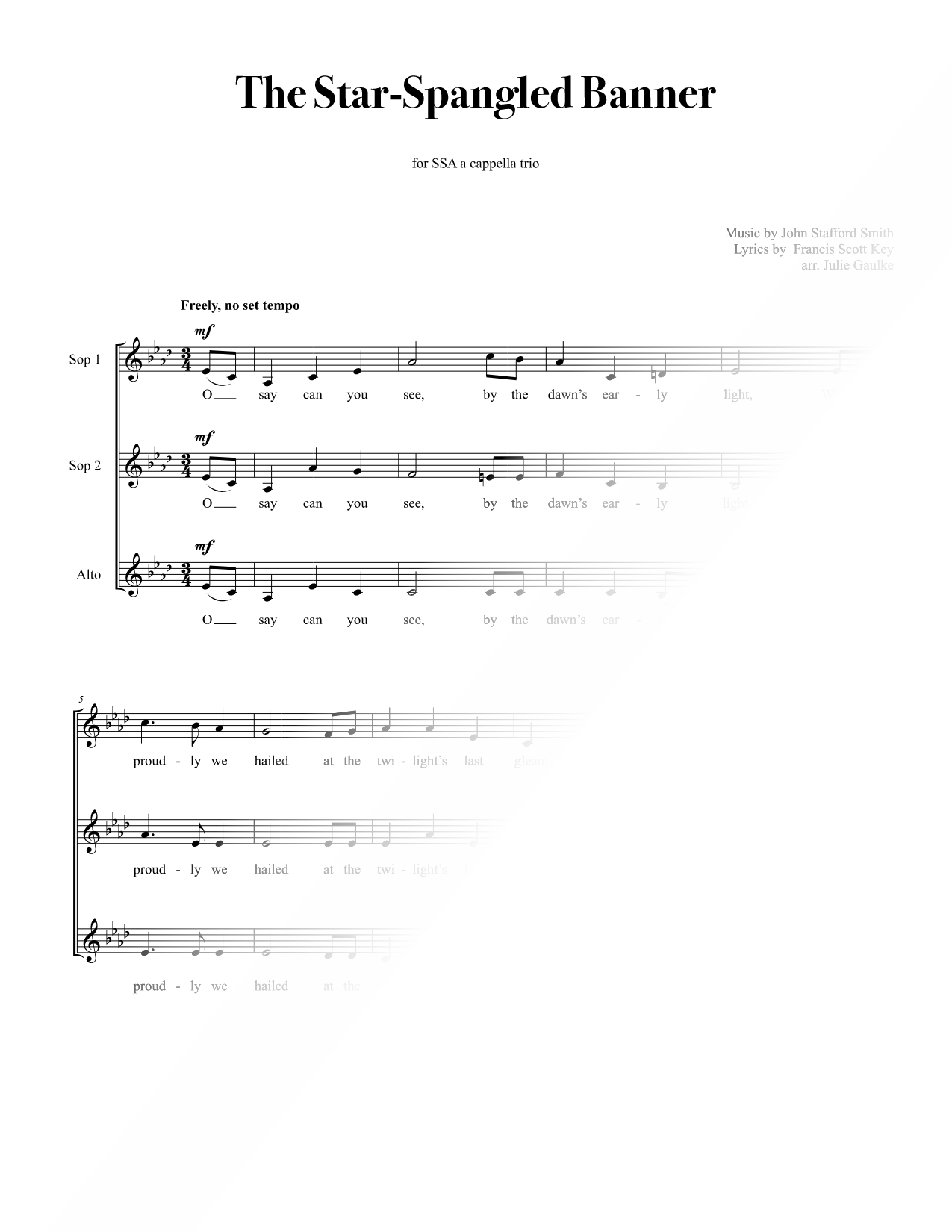 The Star-Spangled Banner