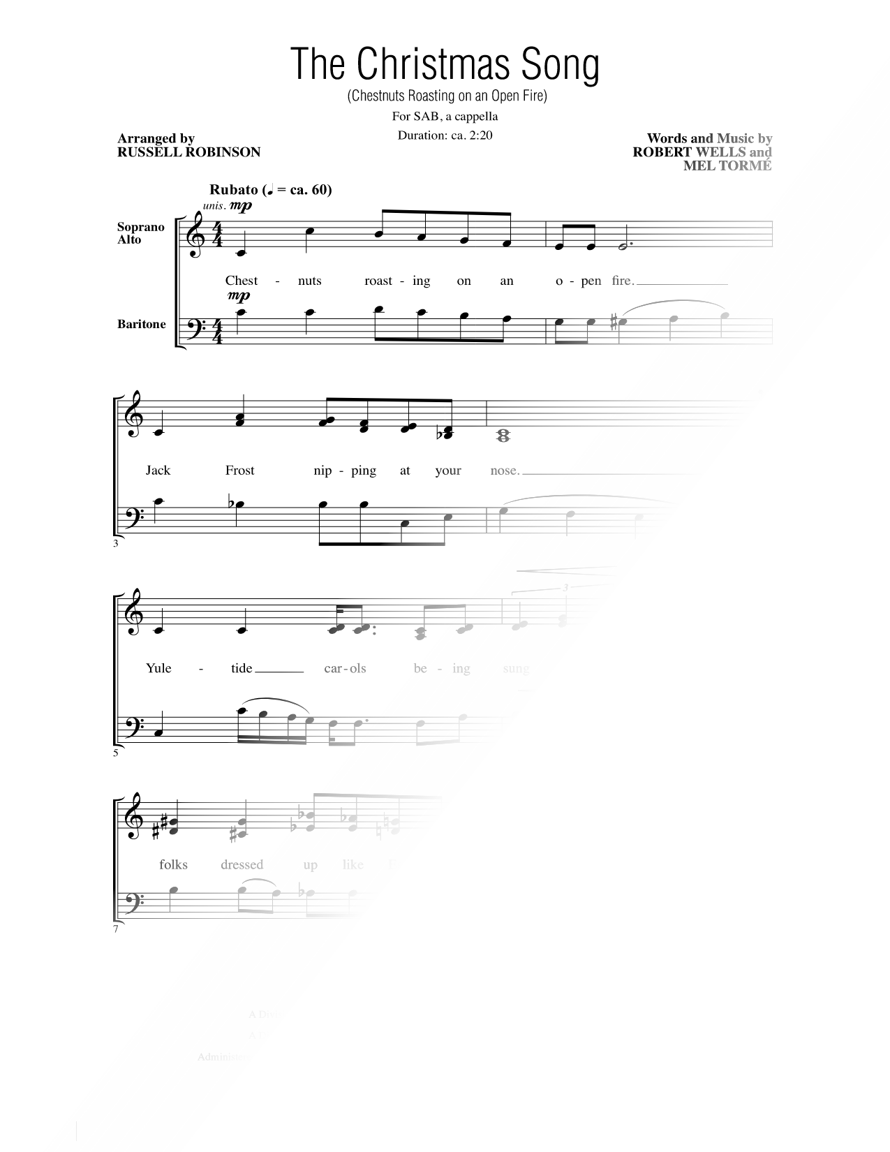 The Christmas Song (Chestnuts Roasting on an Open Fire)