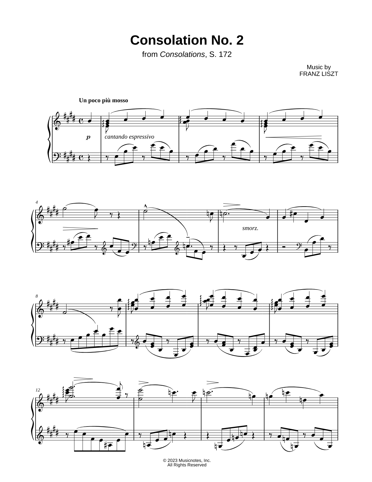 Consolation No. 2, S. 172