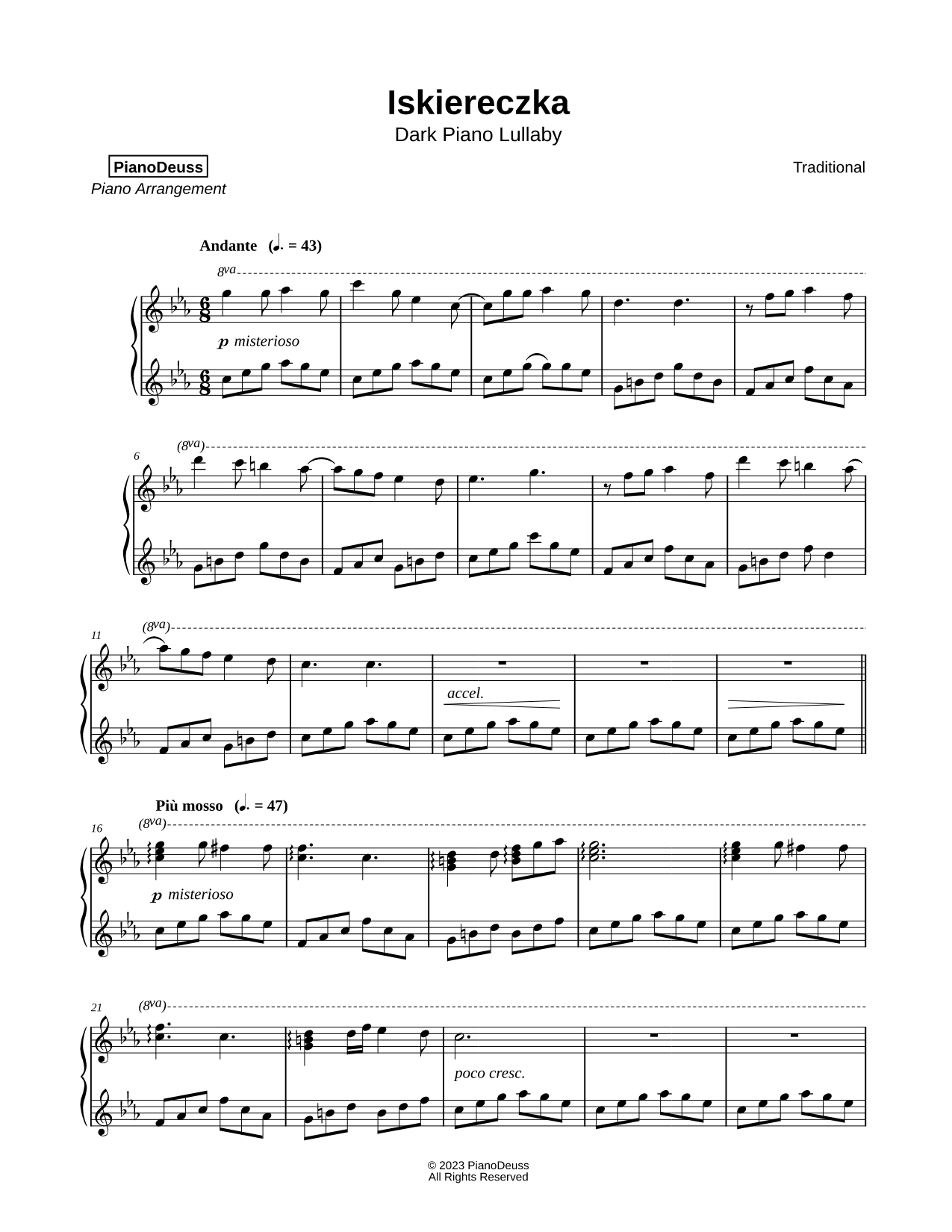 Iskiereczka (Dark Piano Lullaby)