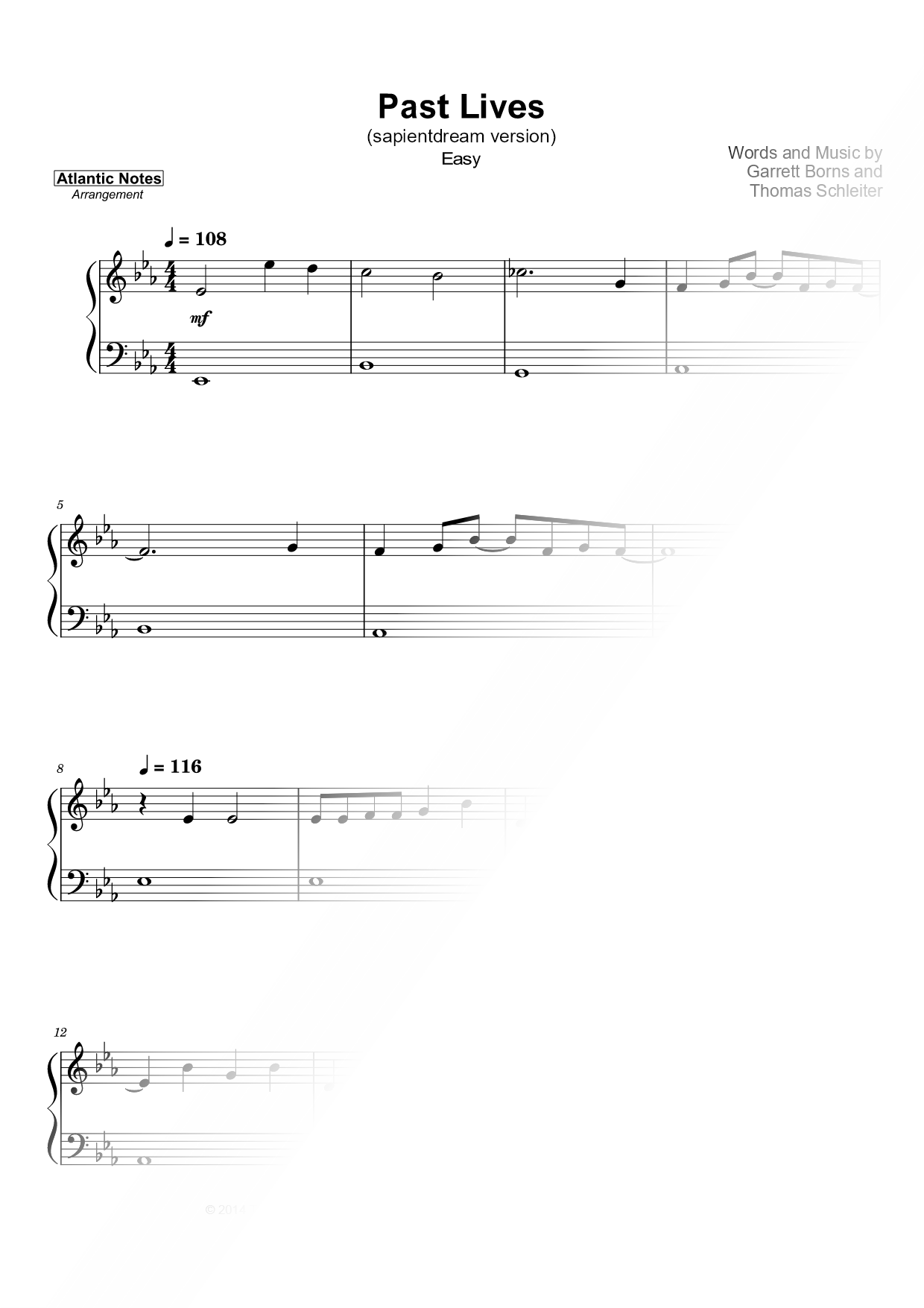 Past Lives (sapientdream version) [easy]