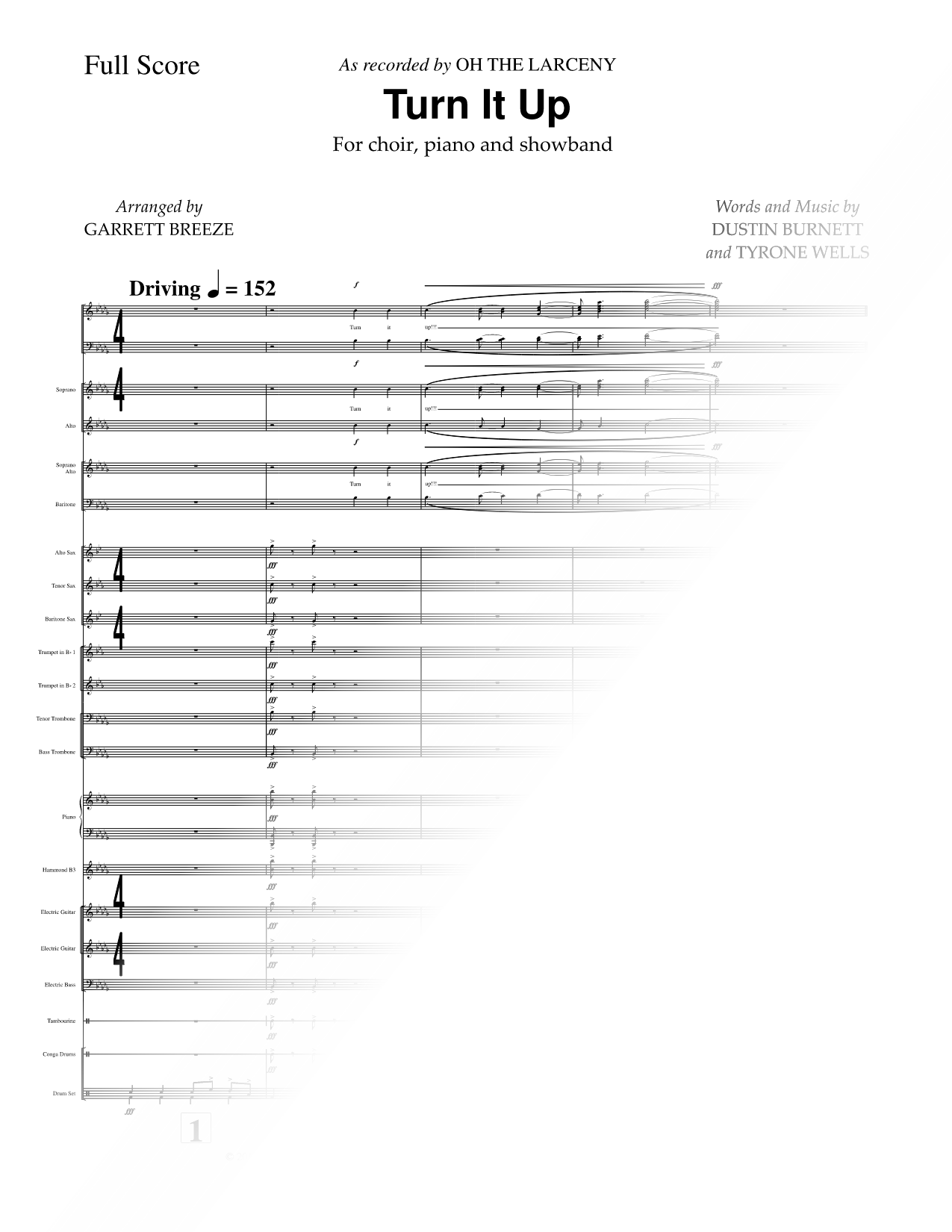 Turn It Up [instrumental accompaniment]