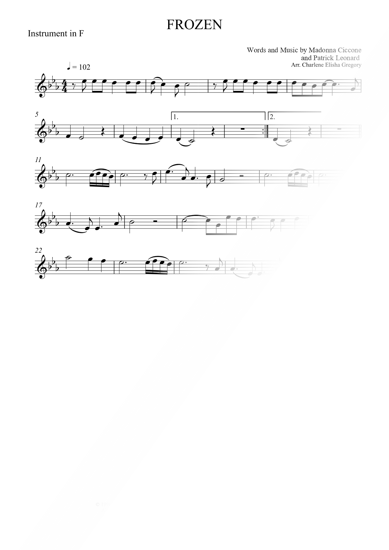 Frozen - F Instrument
