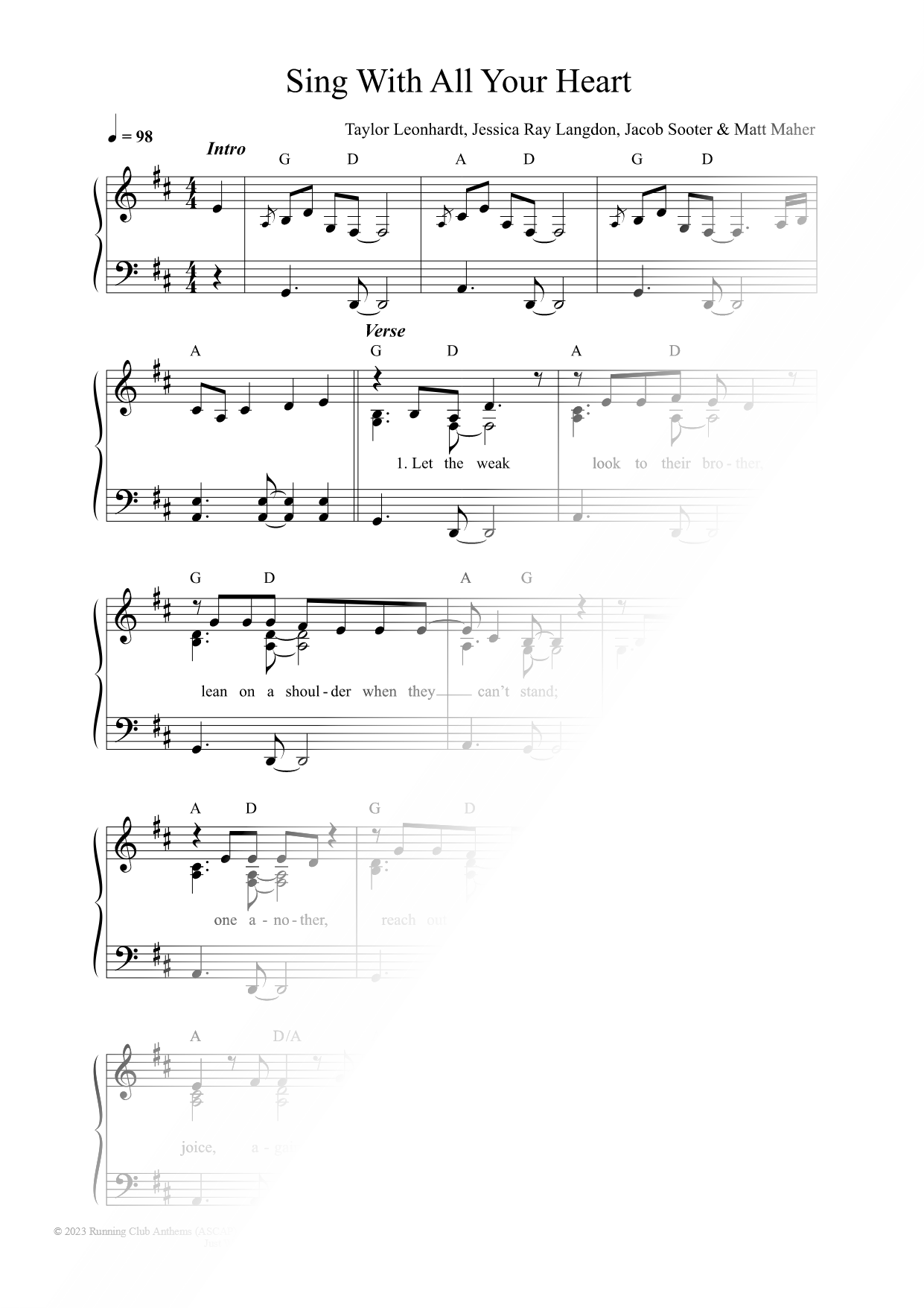 Sing With All Your Heart