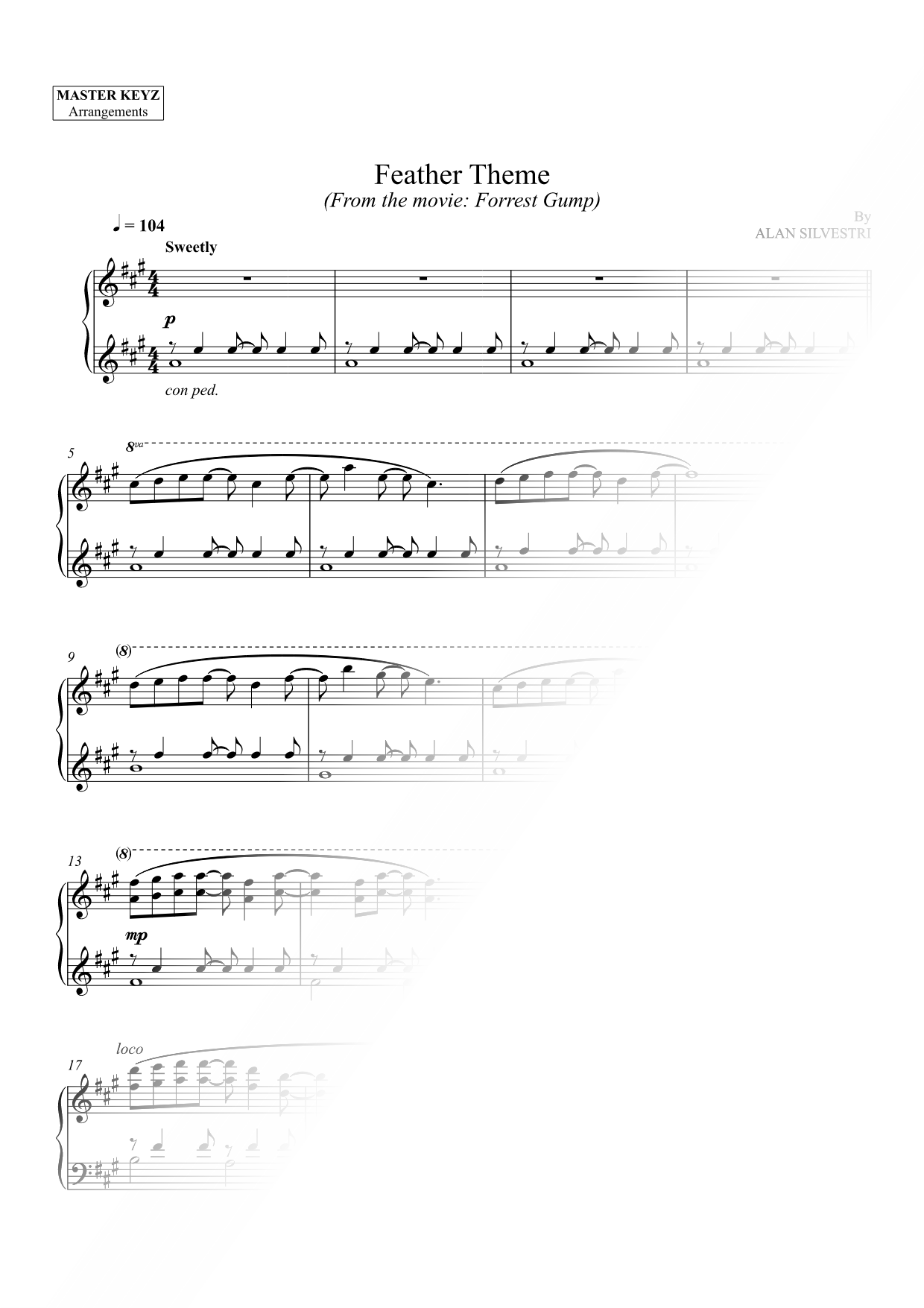 Forrest Gump - Main Title (Feather Theme)