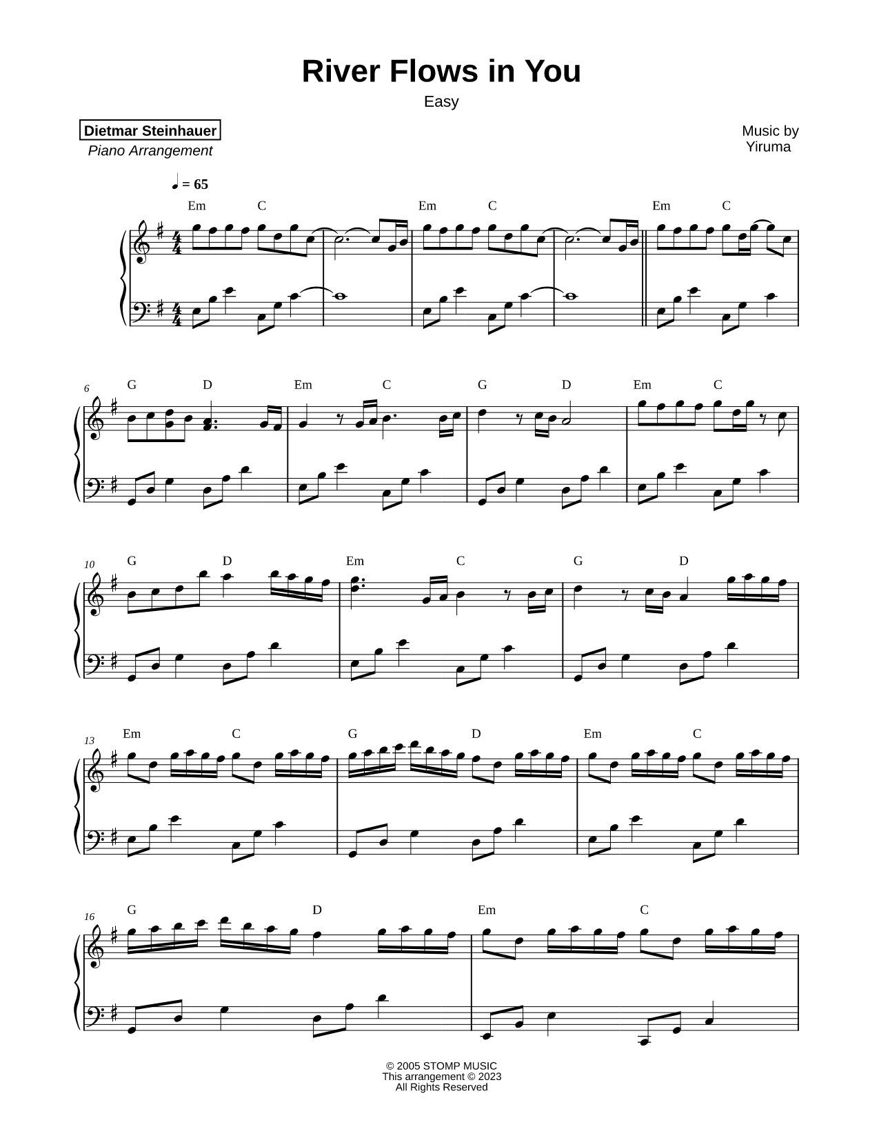 River Flows in You [easy]