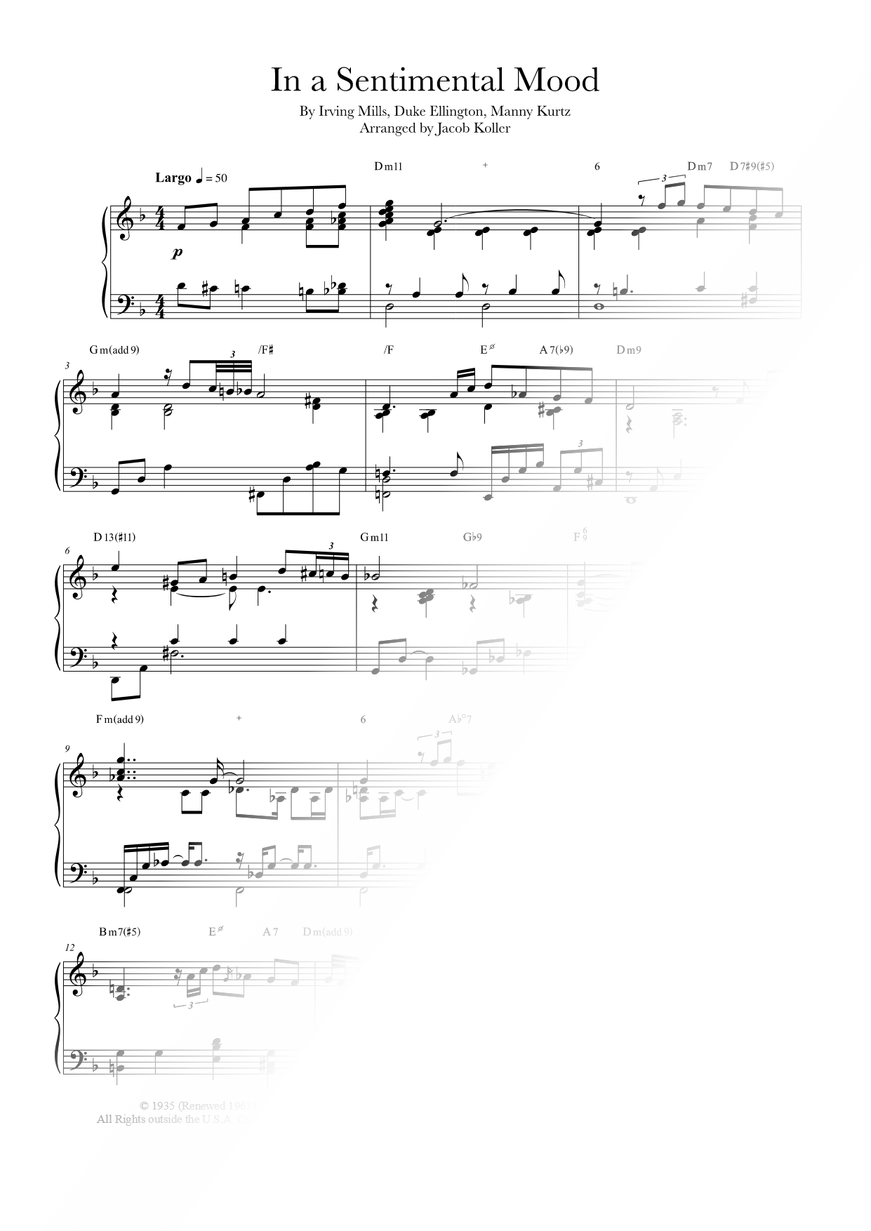 In a Sentimental Mood