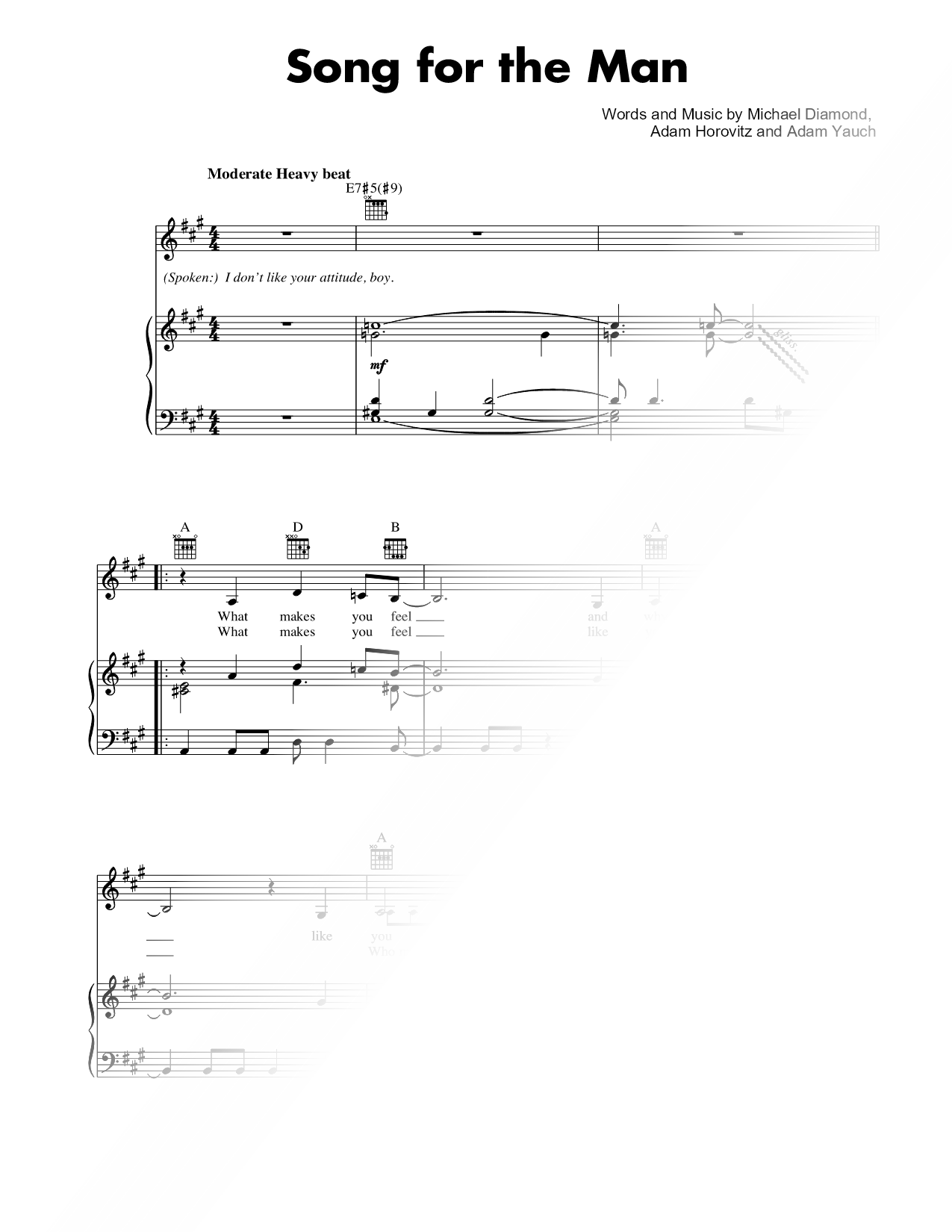 Song for the Man