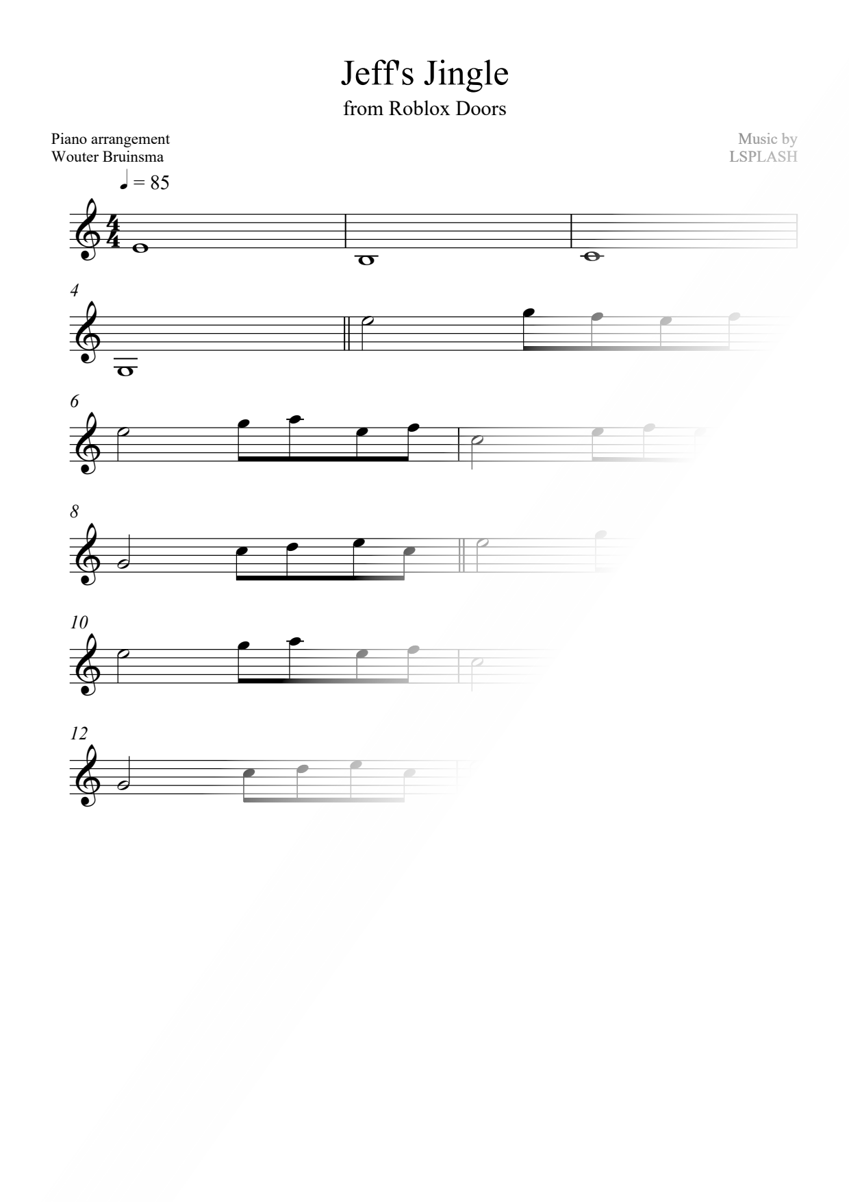 Jeff's Jingle [one hand]