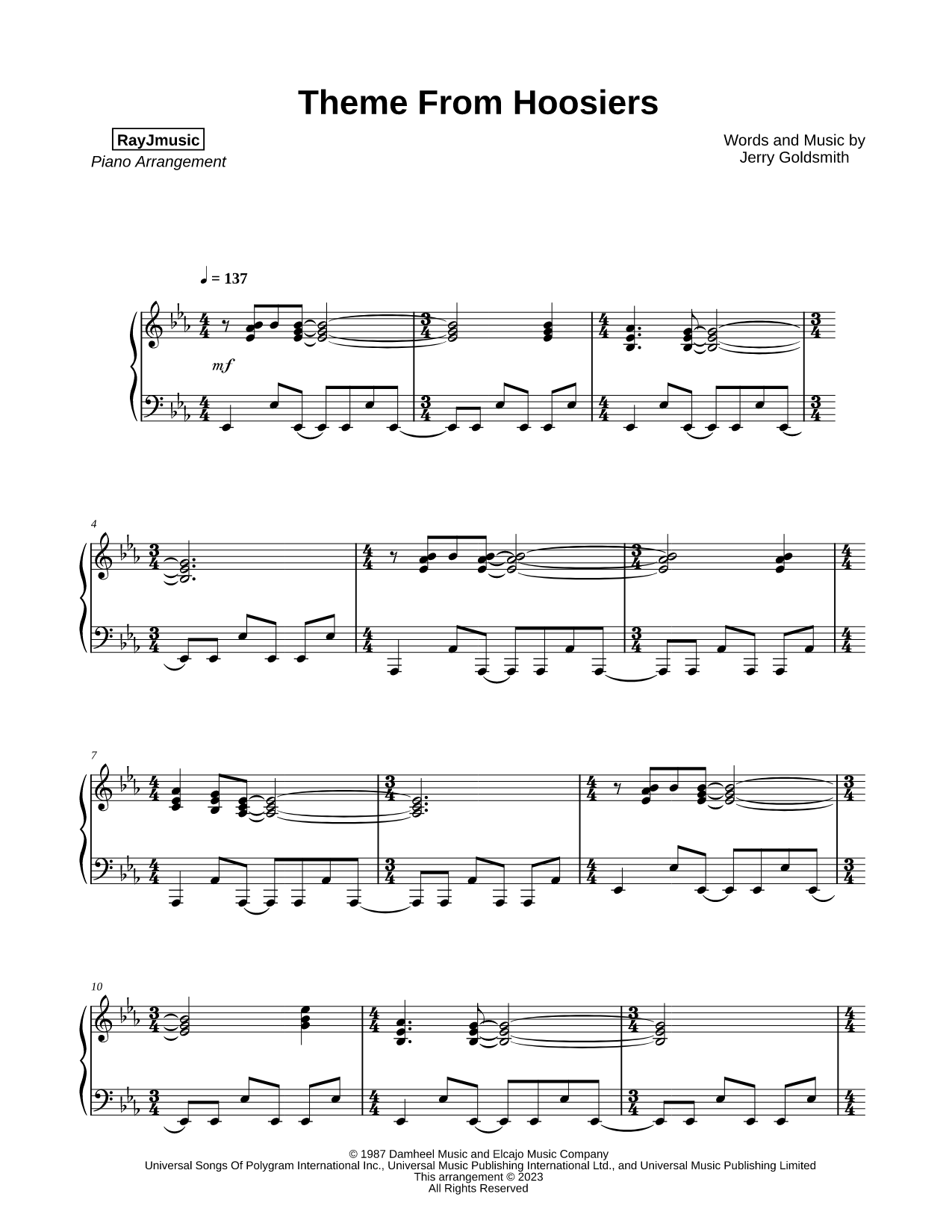 Theme from Hoosiers